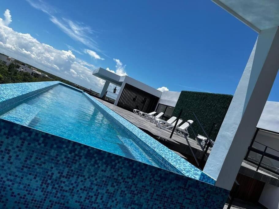 Centrico Estudio Con Balcon En Aldea Zama I Elena214 Apartamento *