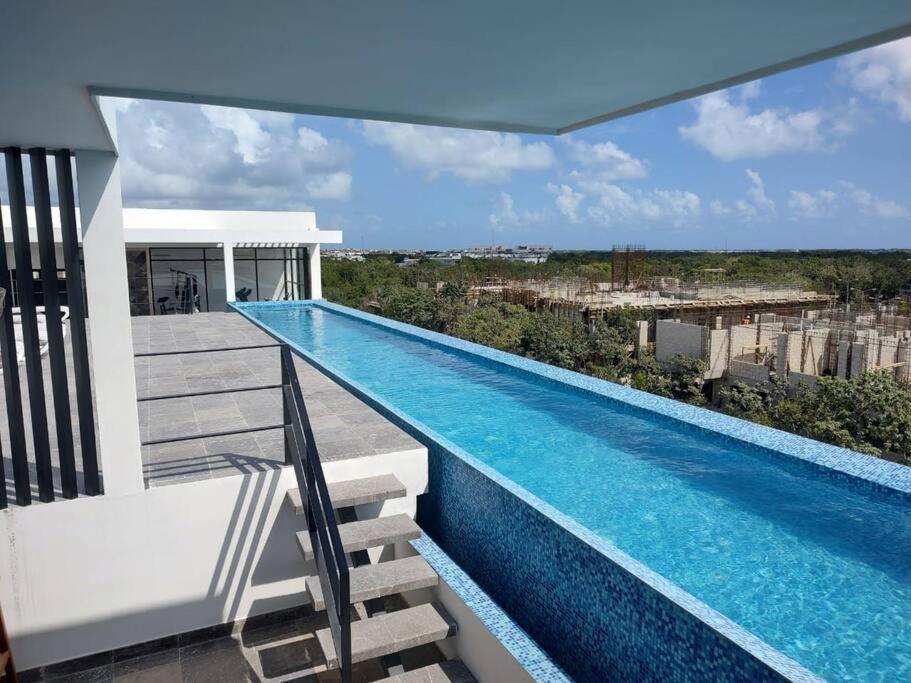 Centrico Estudio Con Balcon En Aldea Zama I Elena214 *