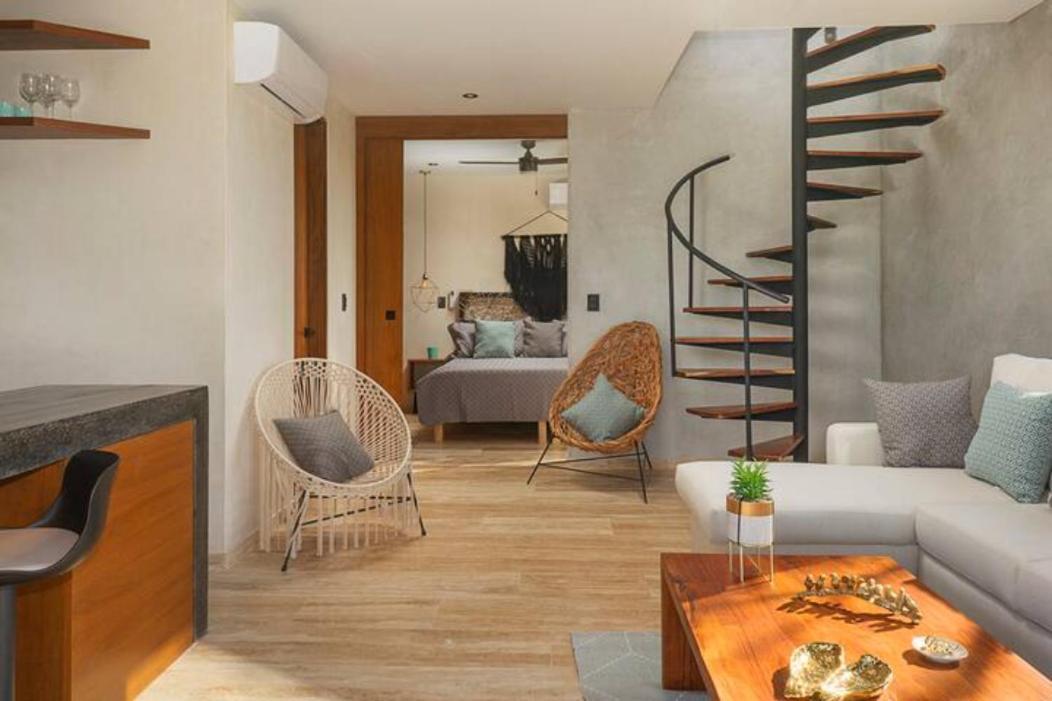 2 Floors W/private Roof Pool.near Beach&town. Apartamento Tulum