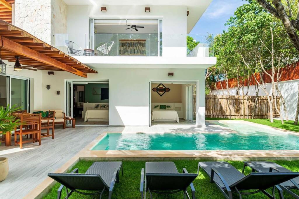 Beautiful Boho Pool Vip Jacuzzi 24h Security Villa Tulum