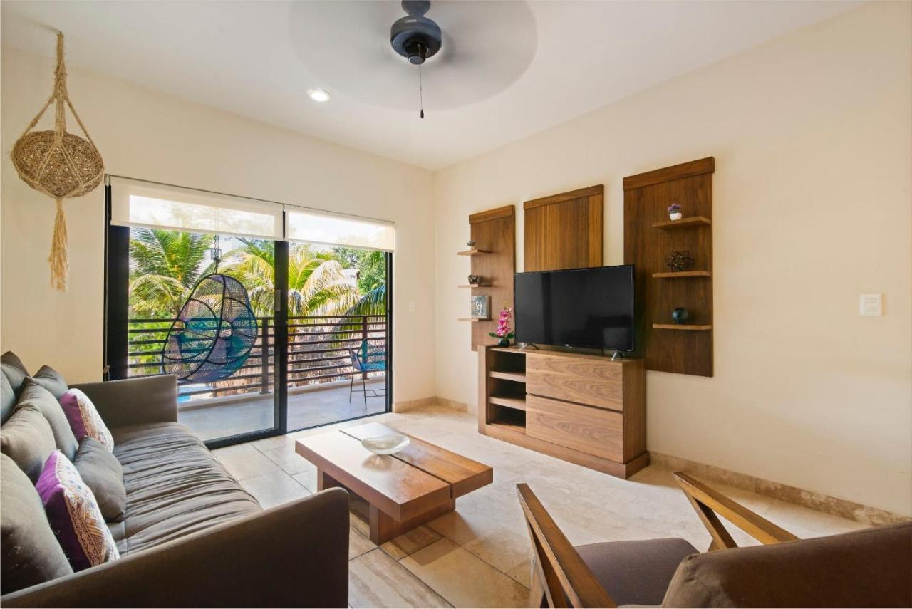 Tropical Elegance: Luxurious With Pool View Apartamento Tulum