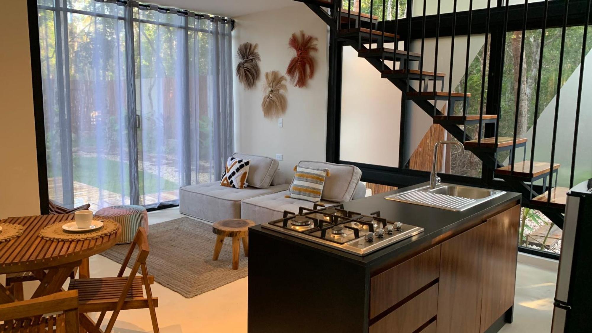 Сasa de vacaciones Casa Calu Cozy & Confortable Jungle House With Pooll