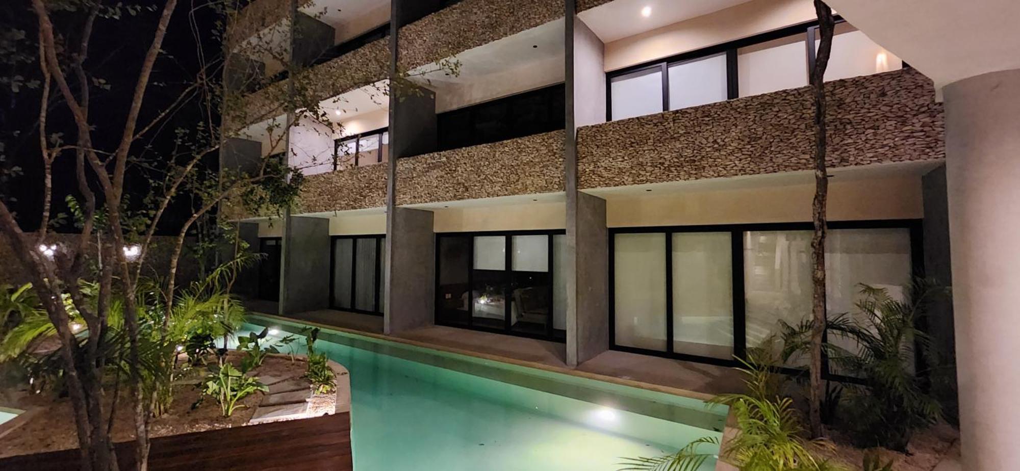 Con Terraza, Pileta Y Bano Completo Apartment Tulum