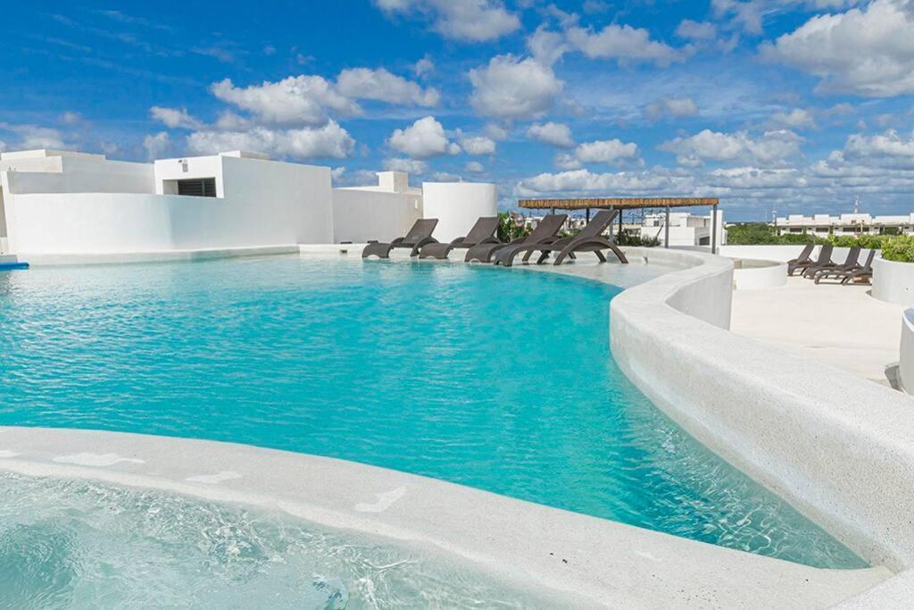 2 Bedroom + Private Pool And Roof Top Terrace Apartamento Tulum