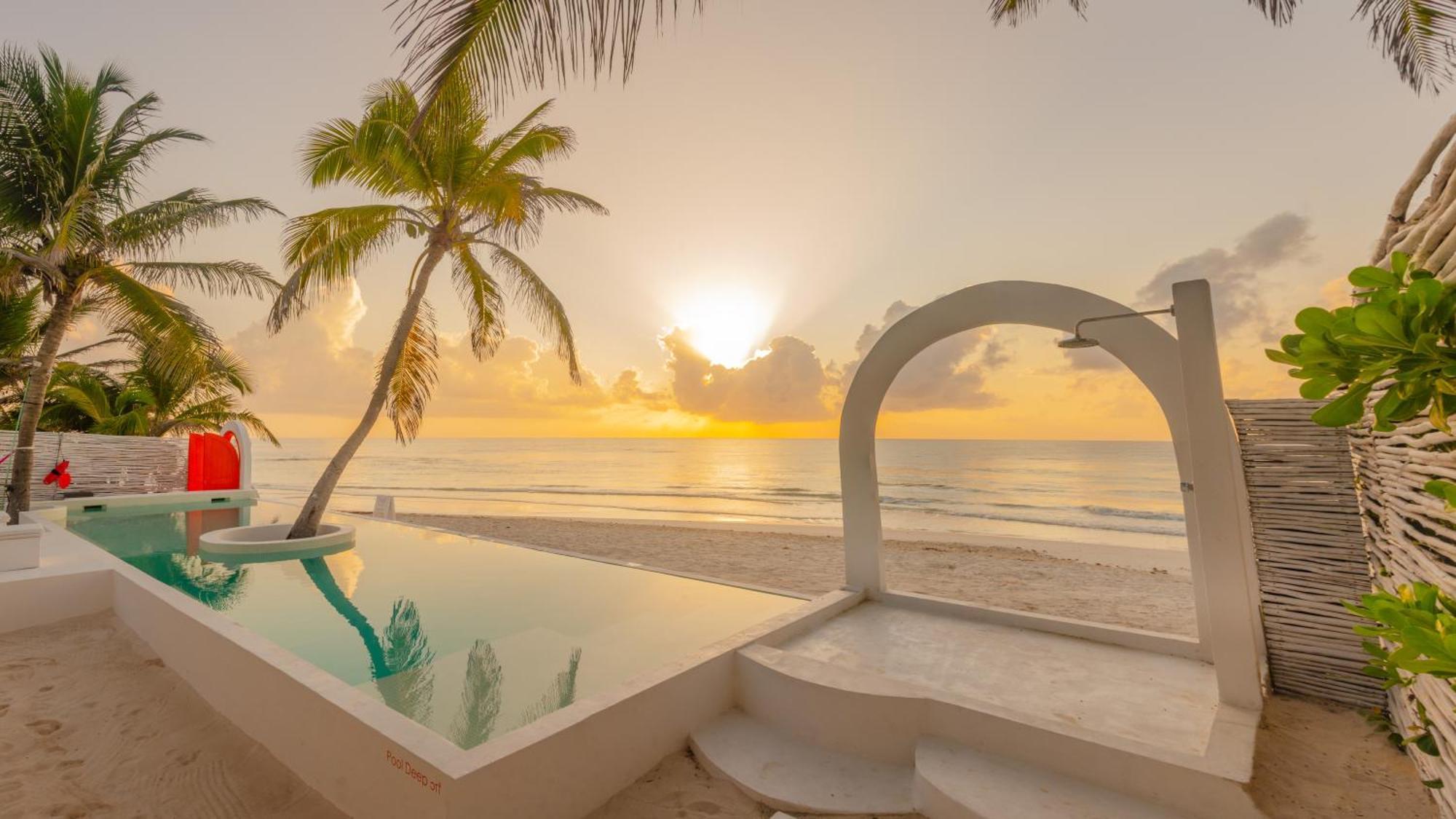 12br Beachfront Private With Infinity Pool By Solmar * Tulum