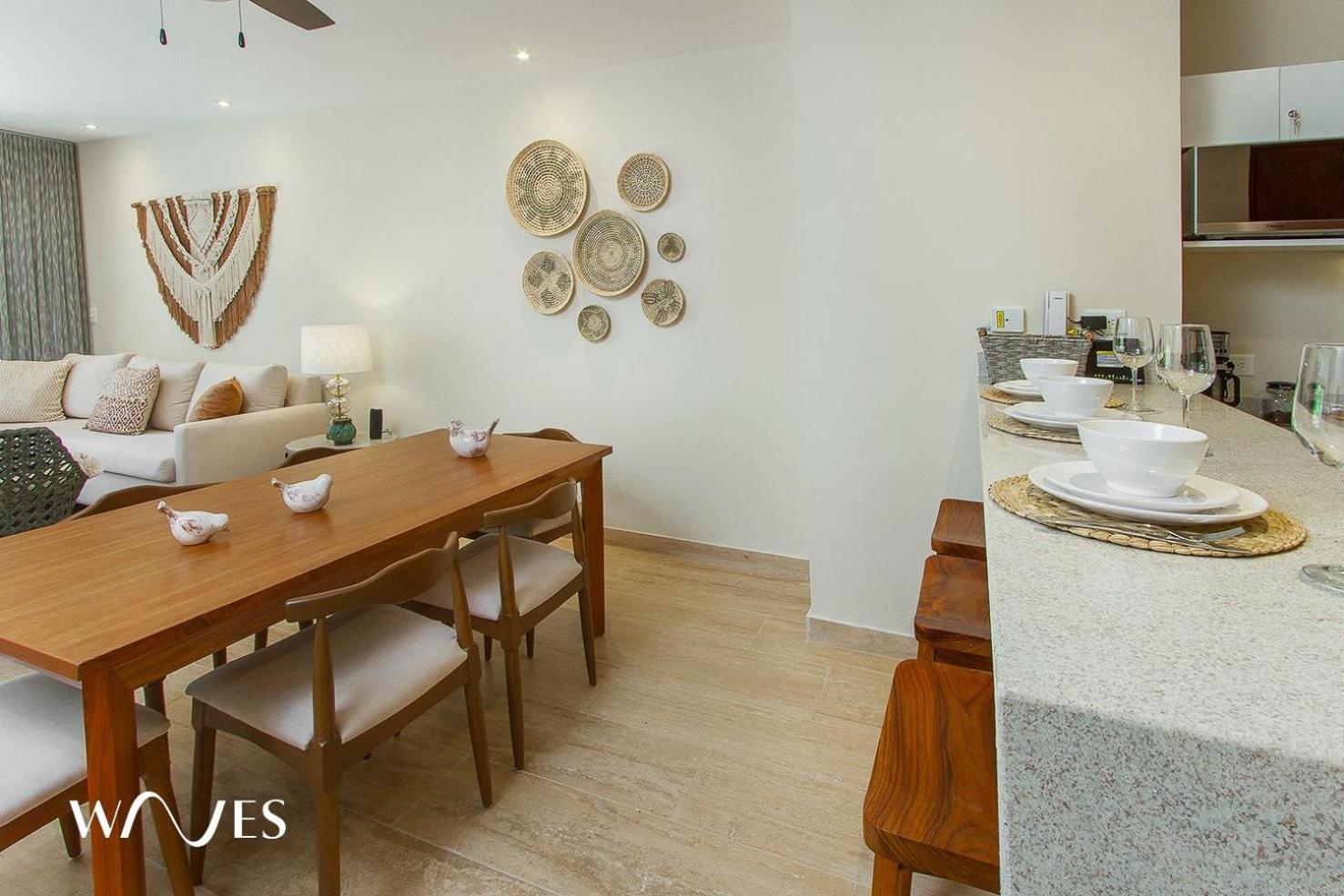 2 Rec. | Roof C/infinity Pool + Jacuzzi | Amplio Apartamento Tulum