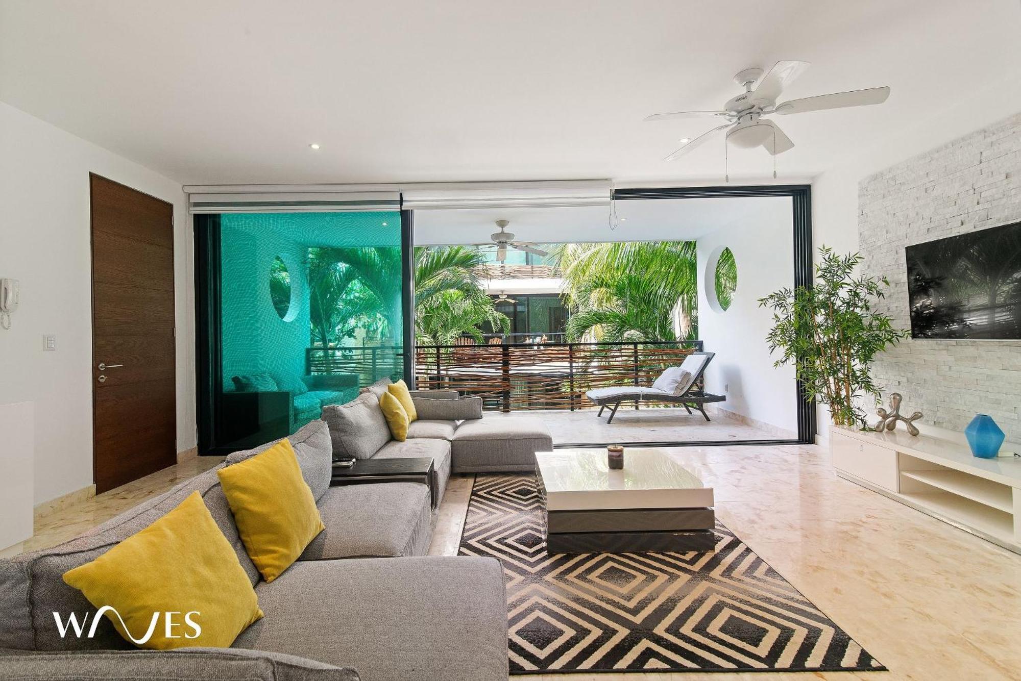 2 Hab. | Vista A La Piscina | Espacioso Y Luminoso Apartamento Tulum