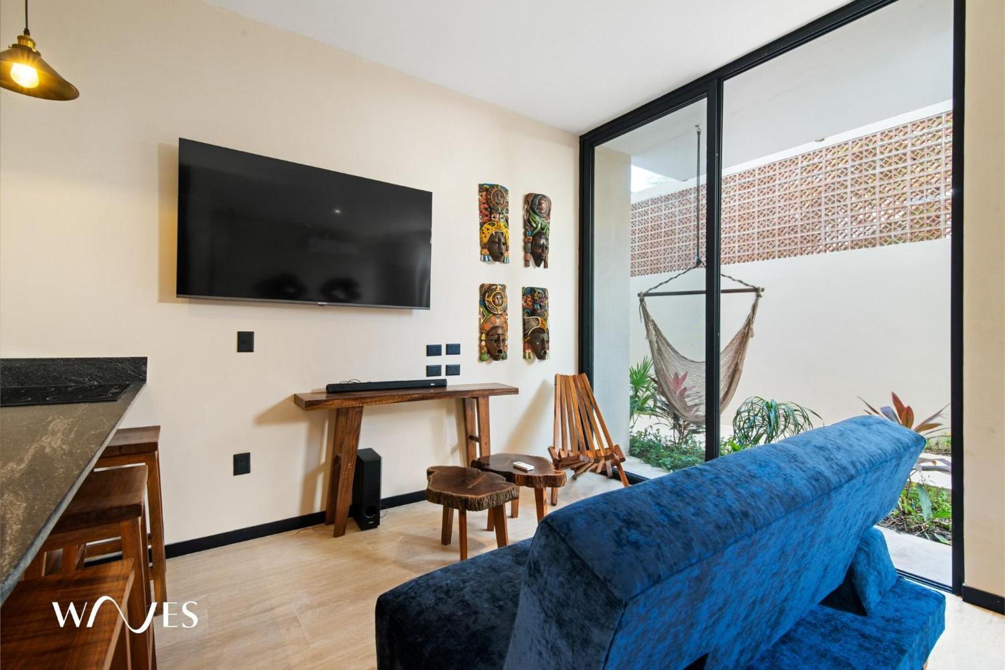 Apartamento Estilo Boho Chic | Centrico | Roof Garden Tulum