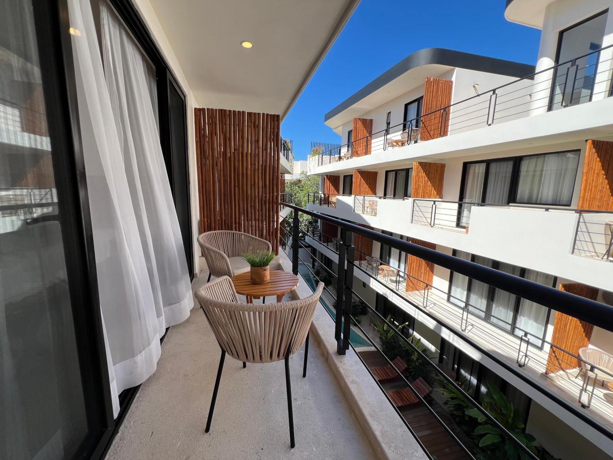 New Studio P/2, Alberca, Balcon Privado Apartamento *