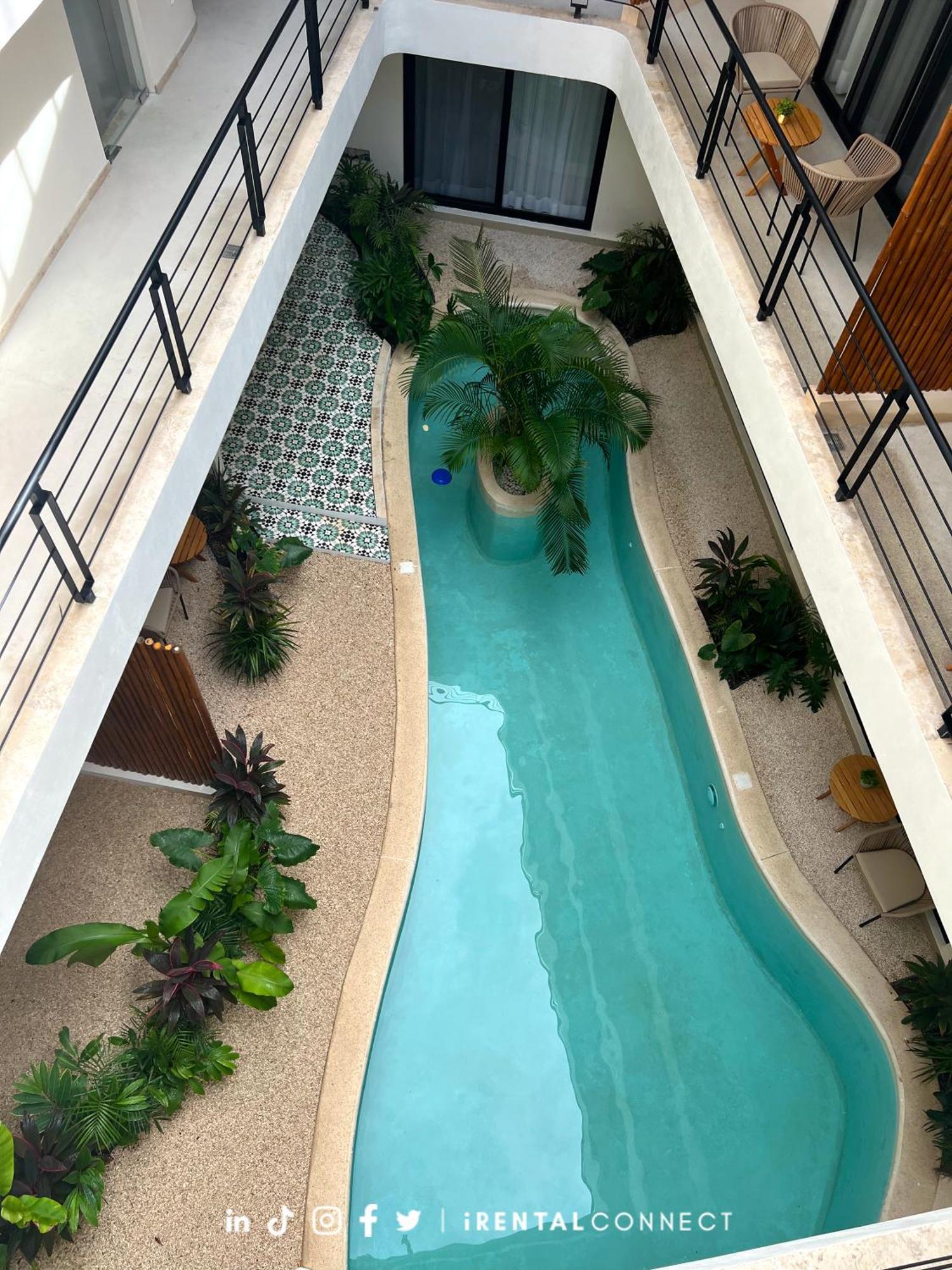 New Studio P/2, Alberca, Balcon Privado Apartamento