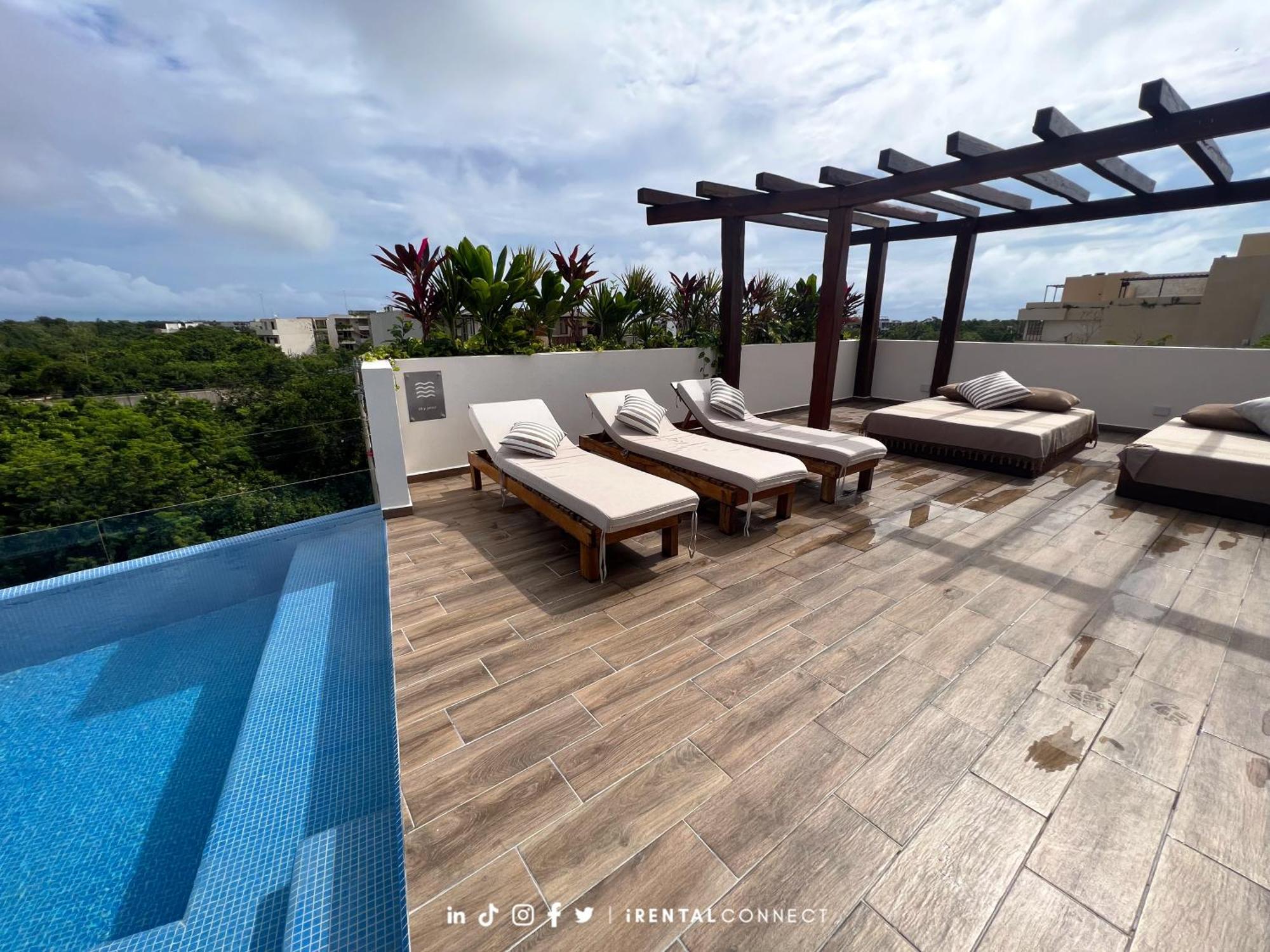 New Studio P/2, Alberca, Balcon Privado Tulum