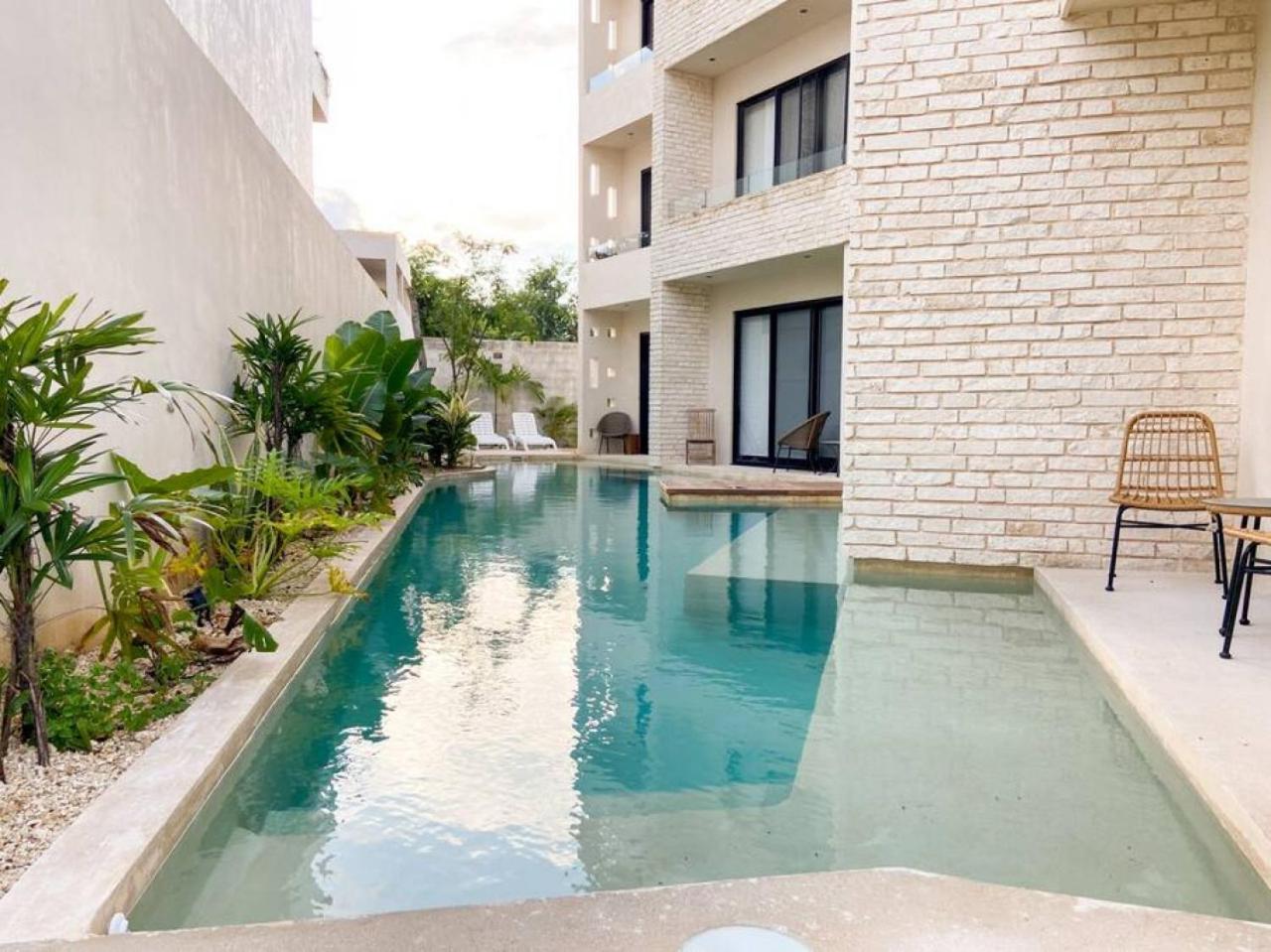 Bohochic With Full Kitchen, Pool, Balcony Wifi Tulum