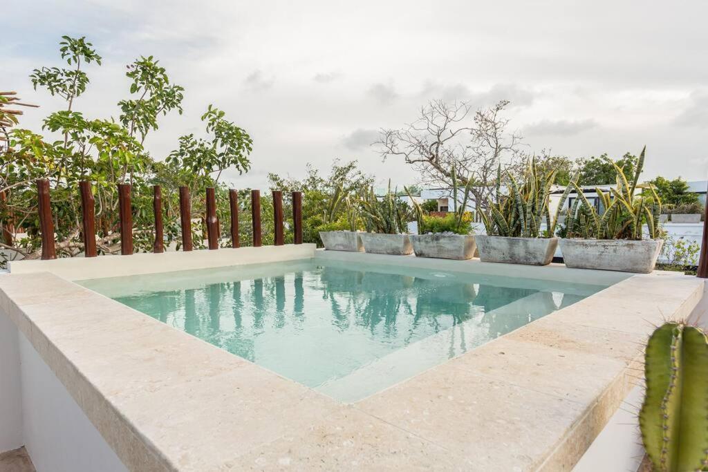 Сasa de vacaciones Chic Townhouse With Private Pool And Rooftop View Tulum