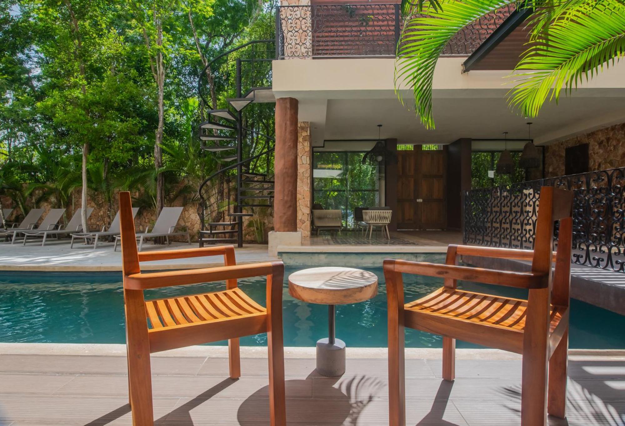 Luxury Aldea Zama 2bed - 2bat Private Terrace & Swim Up Apartamento Tulum