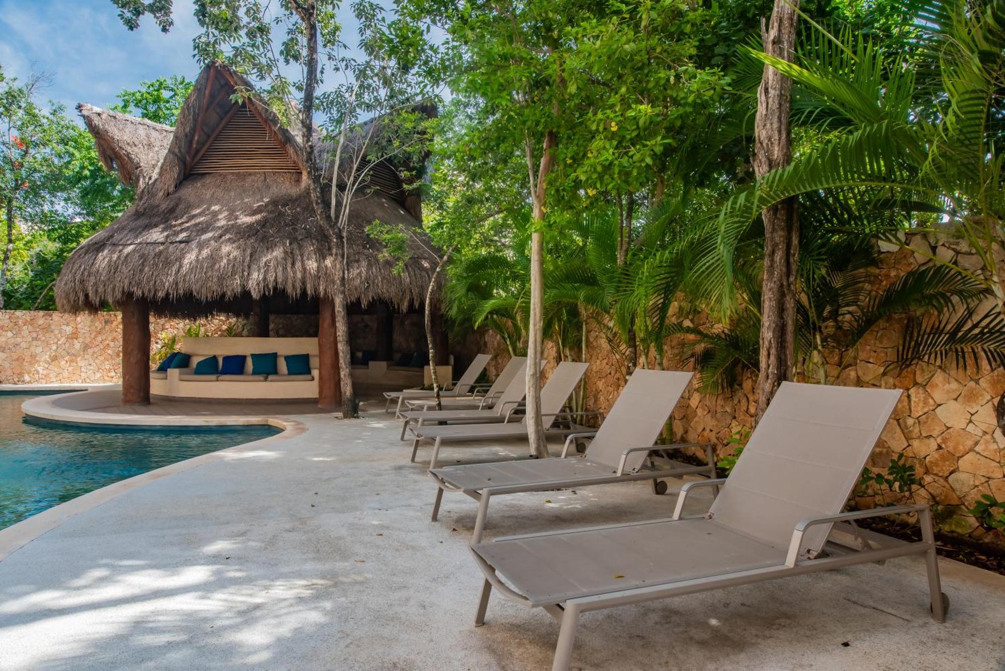 Luxury Aldea Zama 2bed - 2bat Private Terrace & Swim Up Apartamento