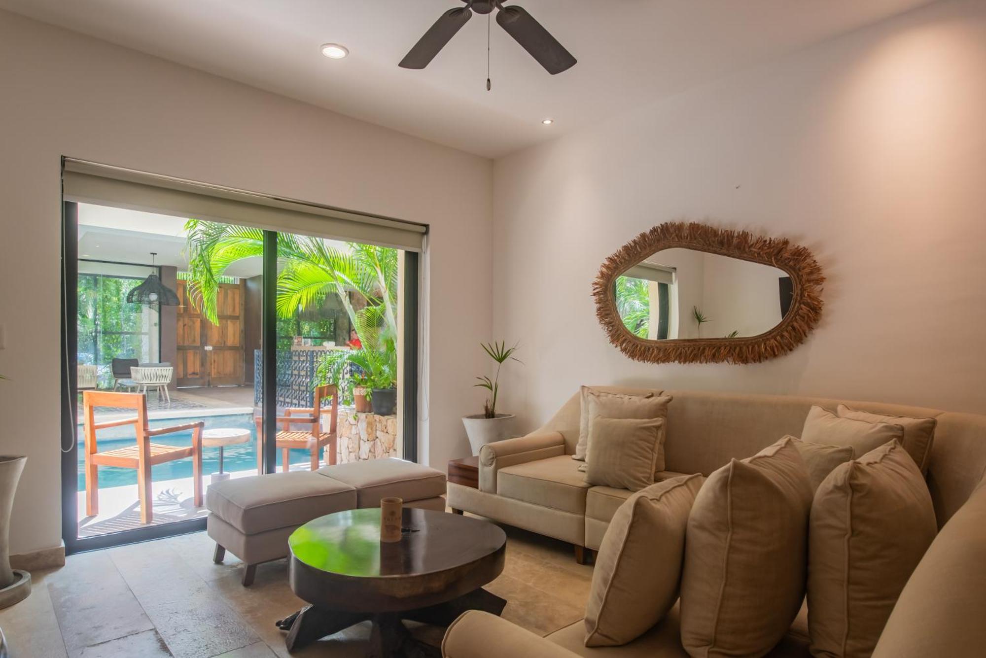 Luxury Aldea Zama 2bed - 2bat Private Terrace & Swim Up Apartamento Tulum