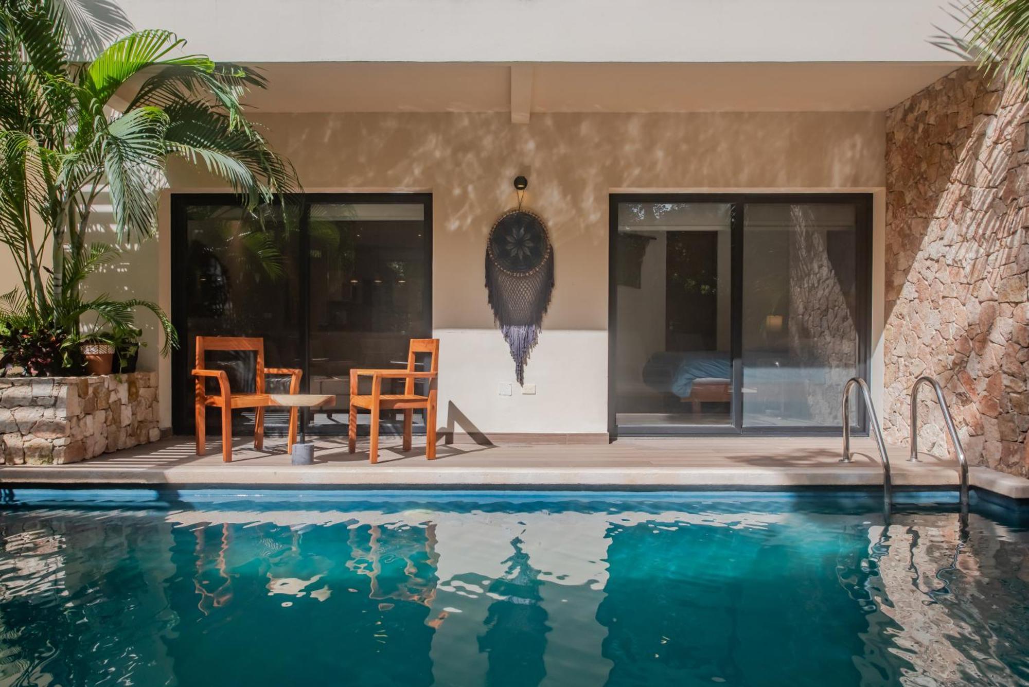 Apartamento Luxury Aldea Zama 2bed - 2bat Private Terrace & Swim Up Tulum