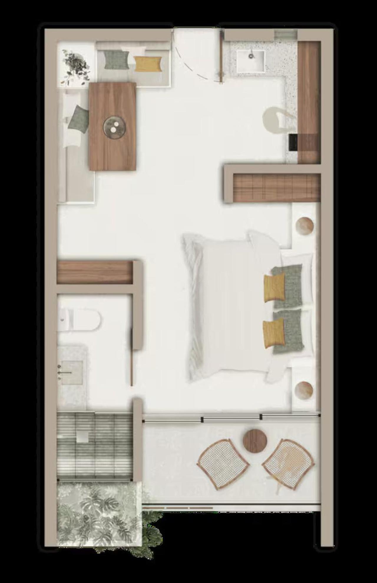 Fast Wi-fi 1br In With Pool, Restaurant, Gym Apartamento