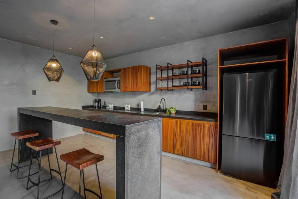 New 2 Bdr, Private Rooftop Pool, Gym And Cowork Apartamento Tulum