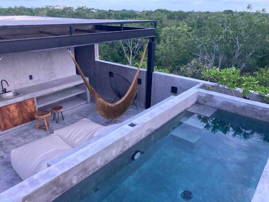 Apartamento New 2 Bdr, Private Rooftop Pool, Gym And Cowork Tulum