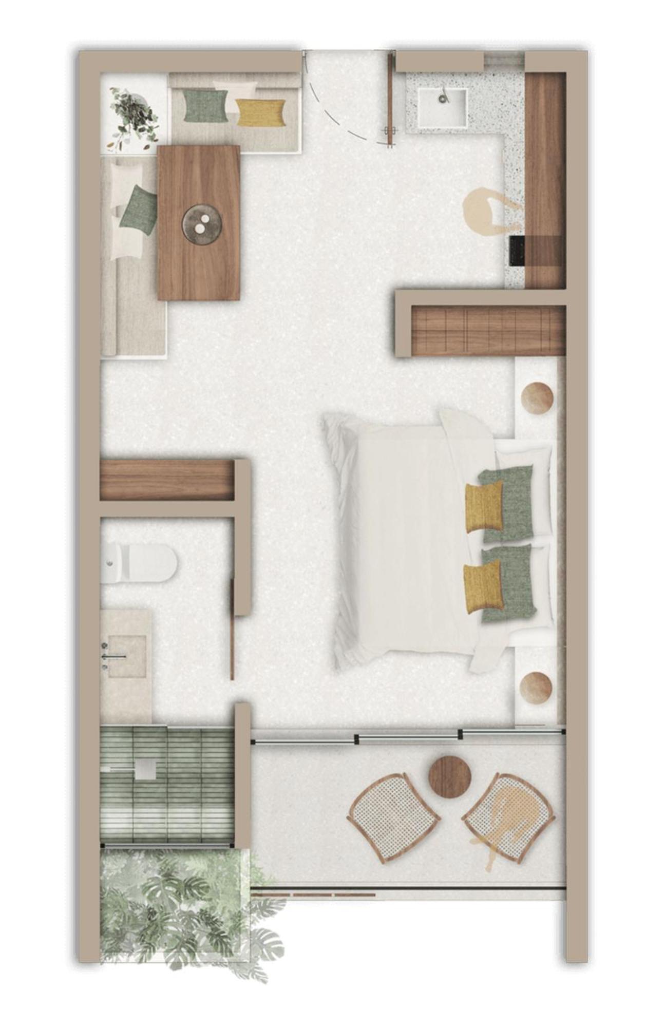 Stunning 1br In Jungle With Pool, Restaurant And Gym Apartamento *