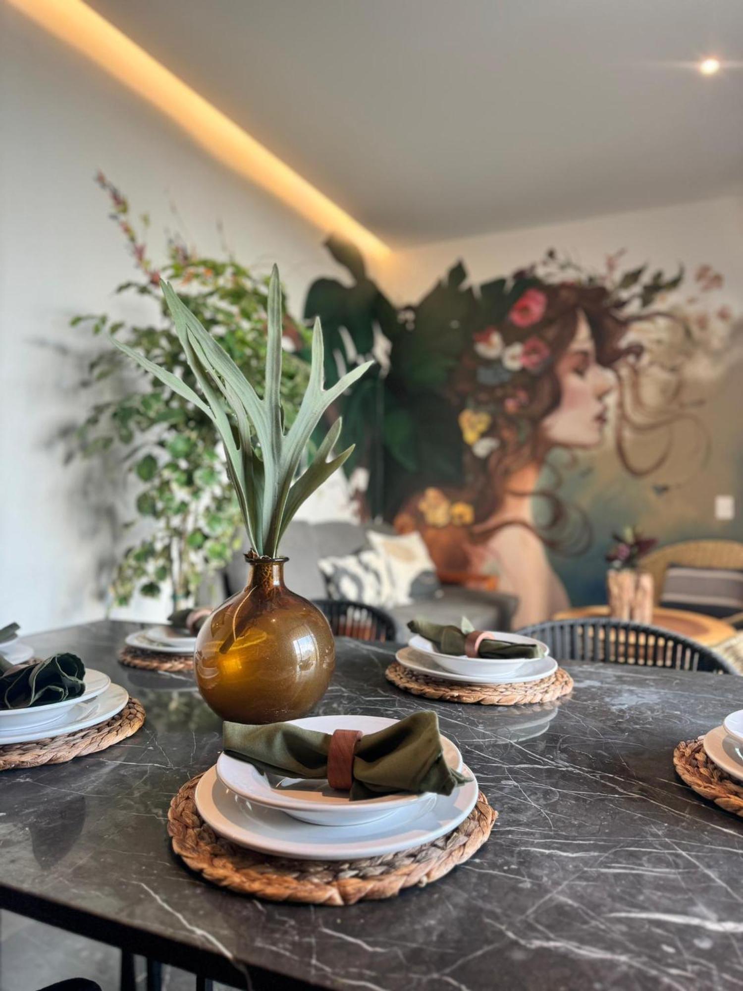 Iik By Groovy Stays- A Hip Condo-hotel With Wifi, Rooftop, Pool, Sleeps 6 Apartahotel Tulum