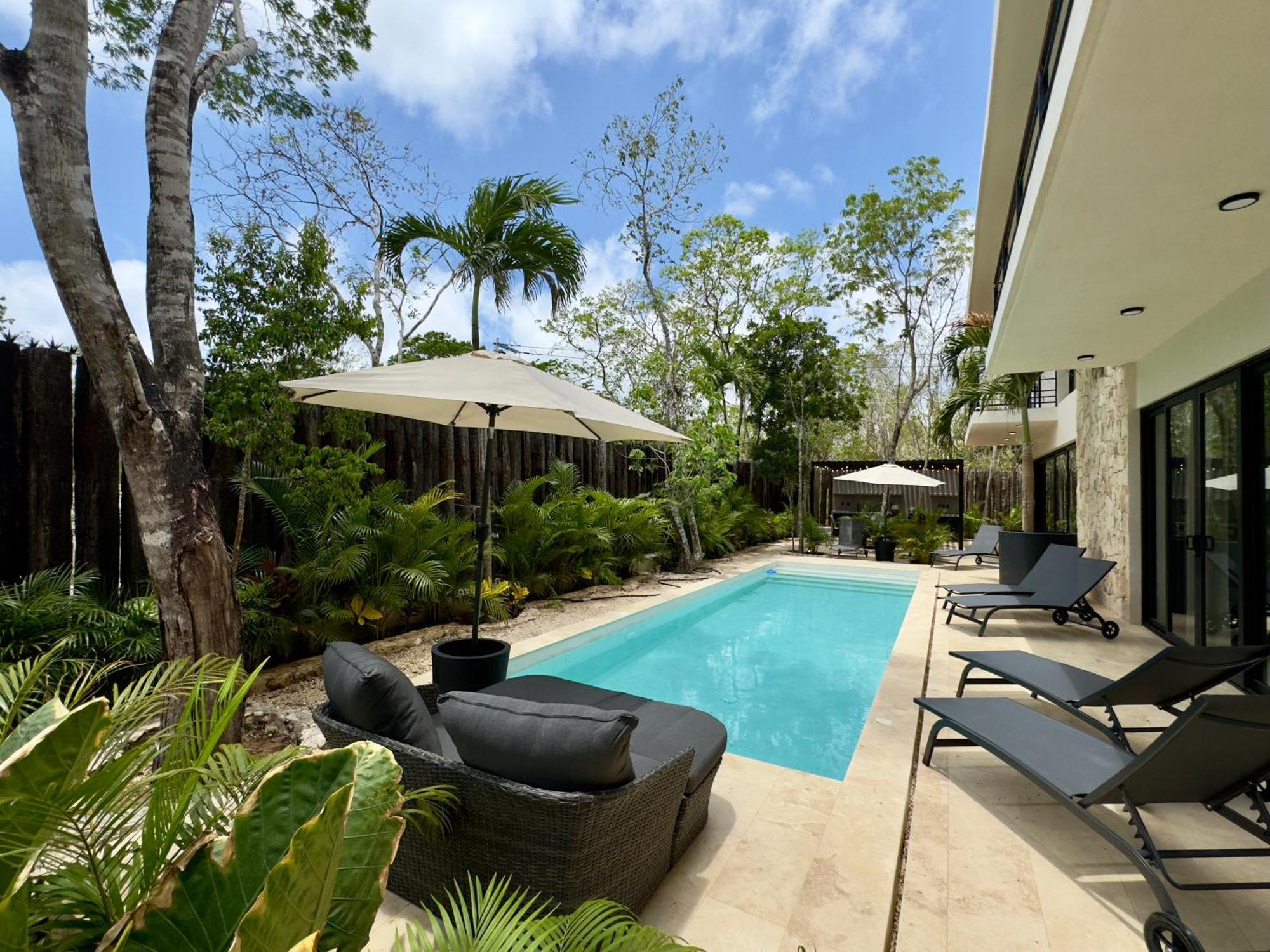 Casa Laak, Luxury Villa, 5 Bedroom 7 Bt, Heated Pool * Tulum