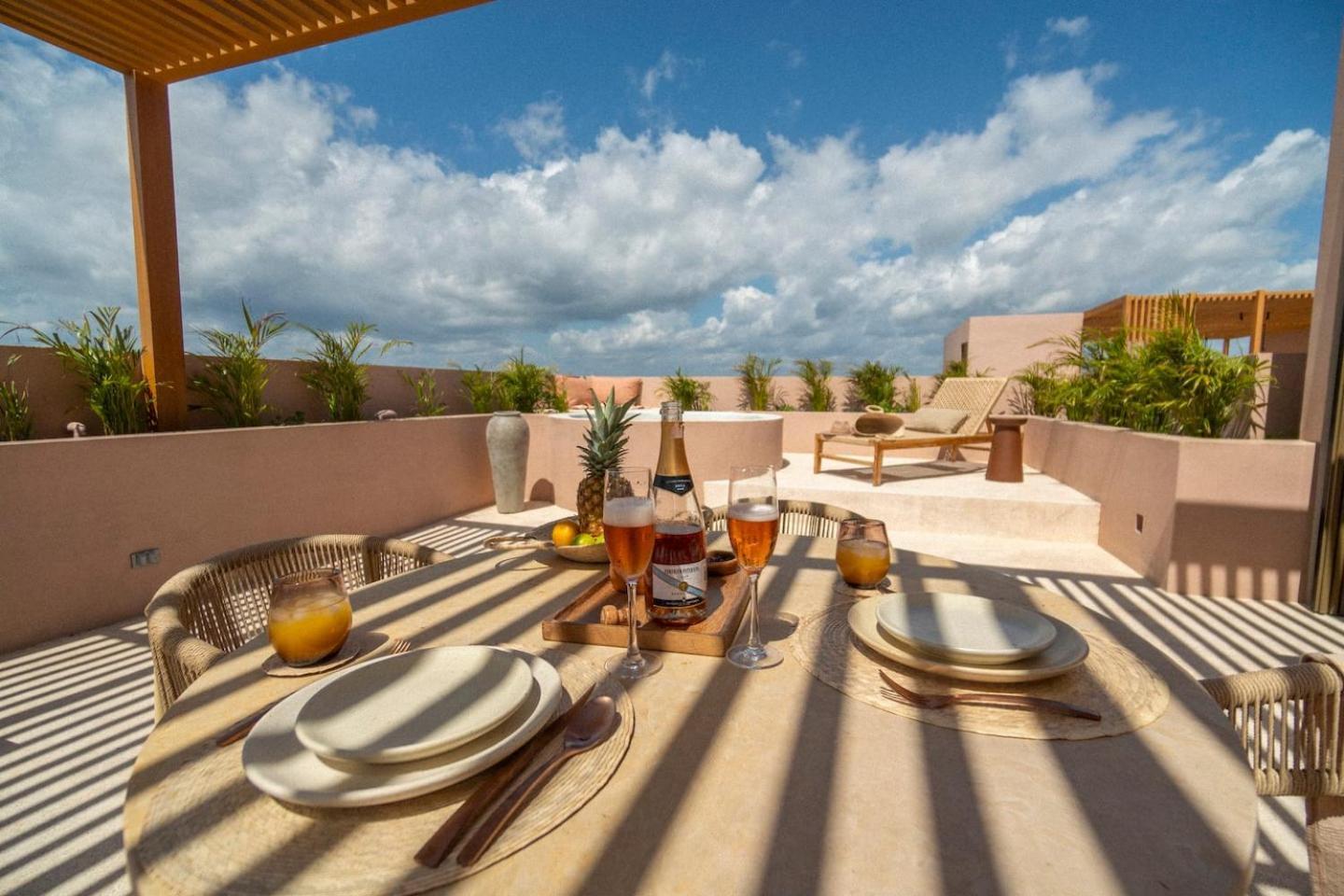 Apartamento Aldea Zama Penthouse Private Rooftop Parking Tulum