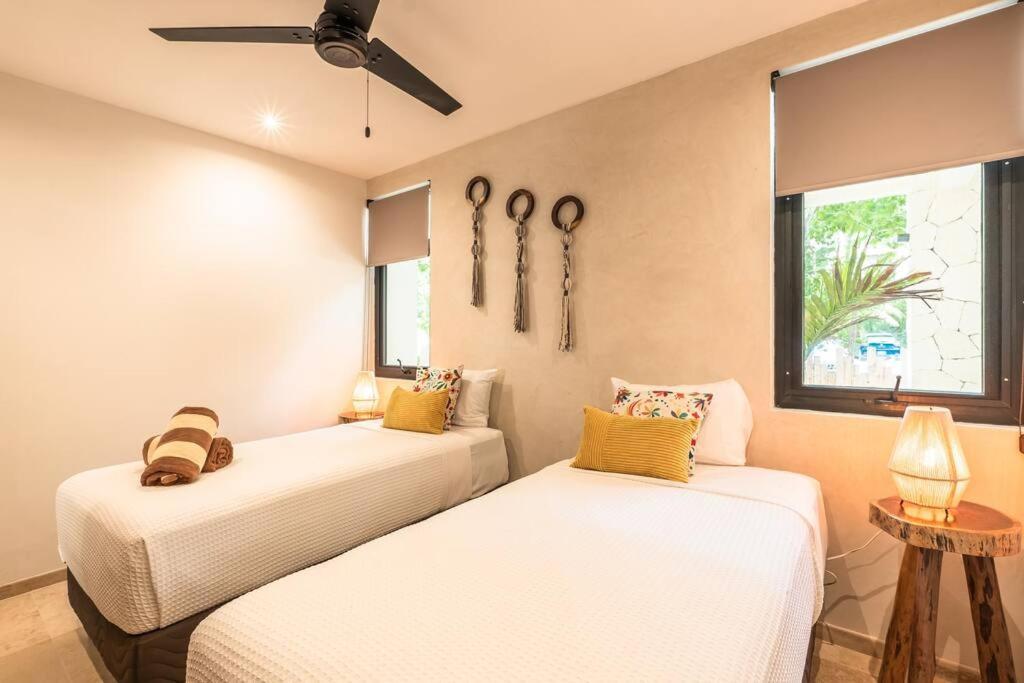 New 2 Bedroom 2 Badrooms Pool Front Concierge Tulum