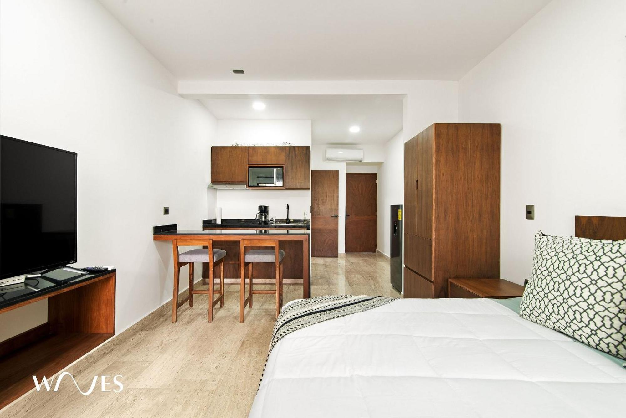 Espacioso Loft C/vista Al Jardin | Piscina | Gym Apartamento