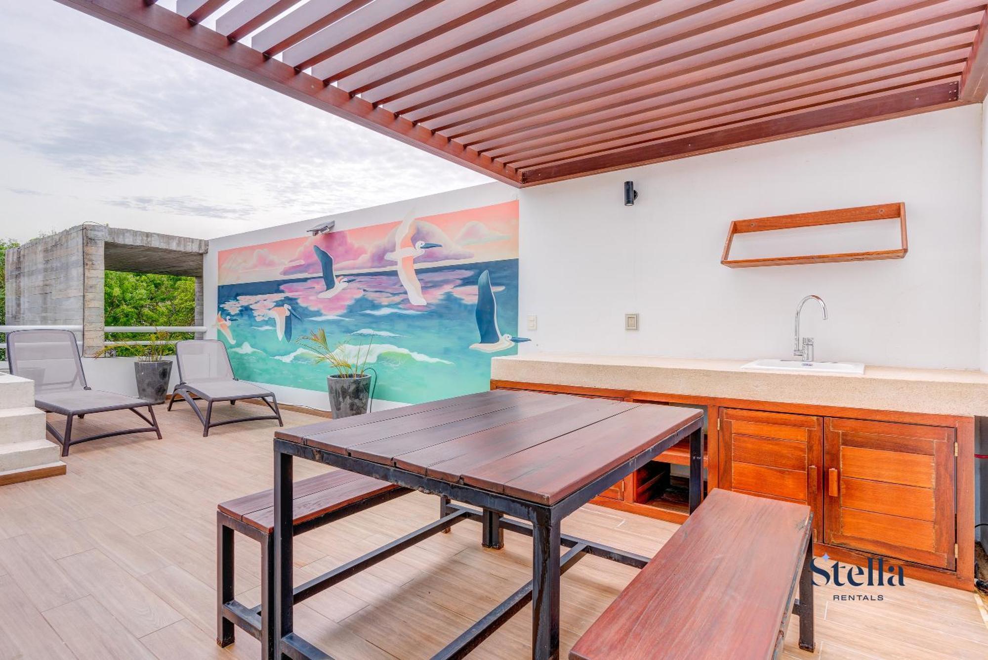 Apartment Tao With Pool, Bbq, Gym, Yoga Area, 5 Min From Beach
