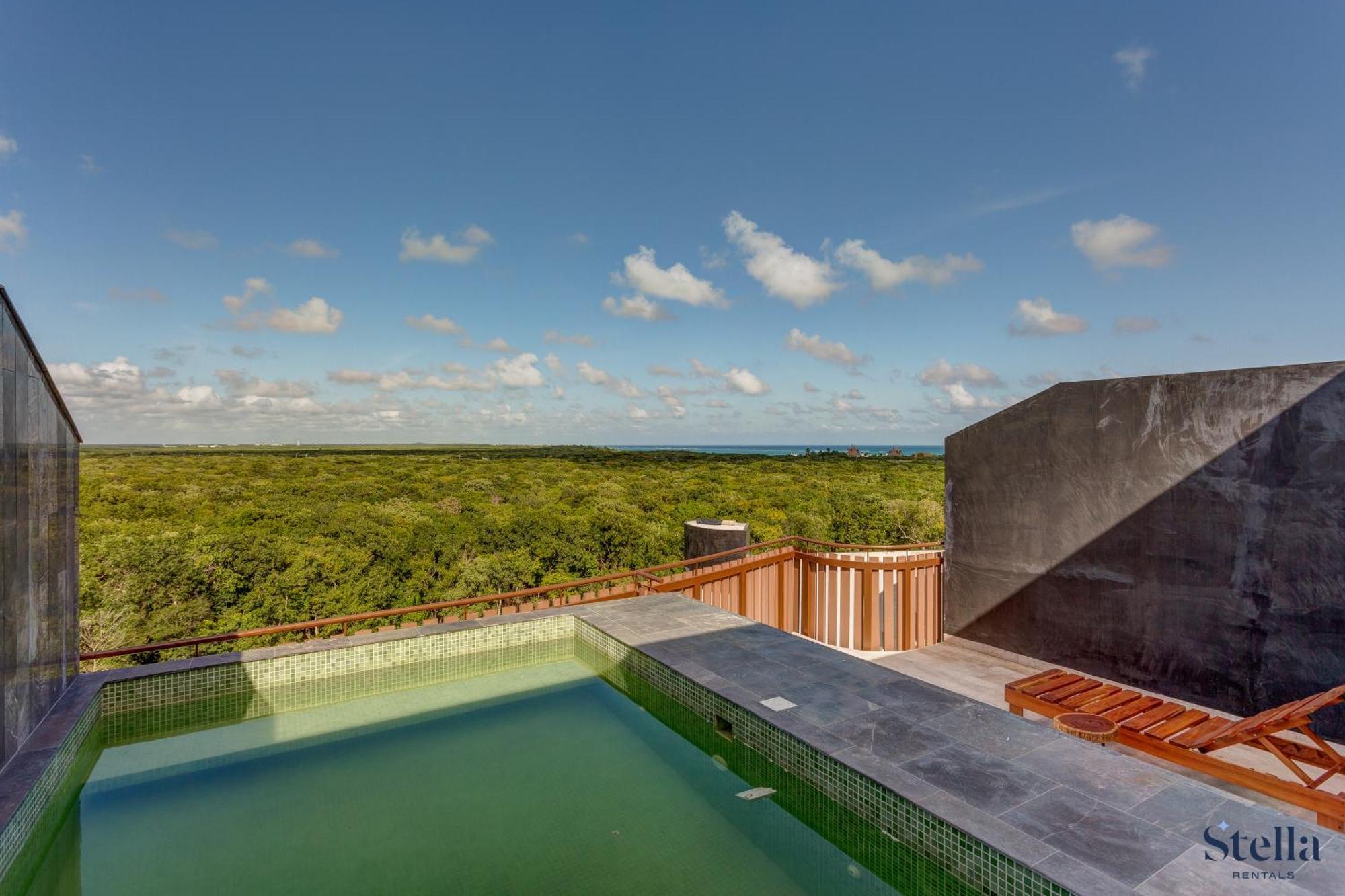Holiday home Ocean Views Luxury Community Private Rooftop Pool Tulum