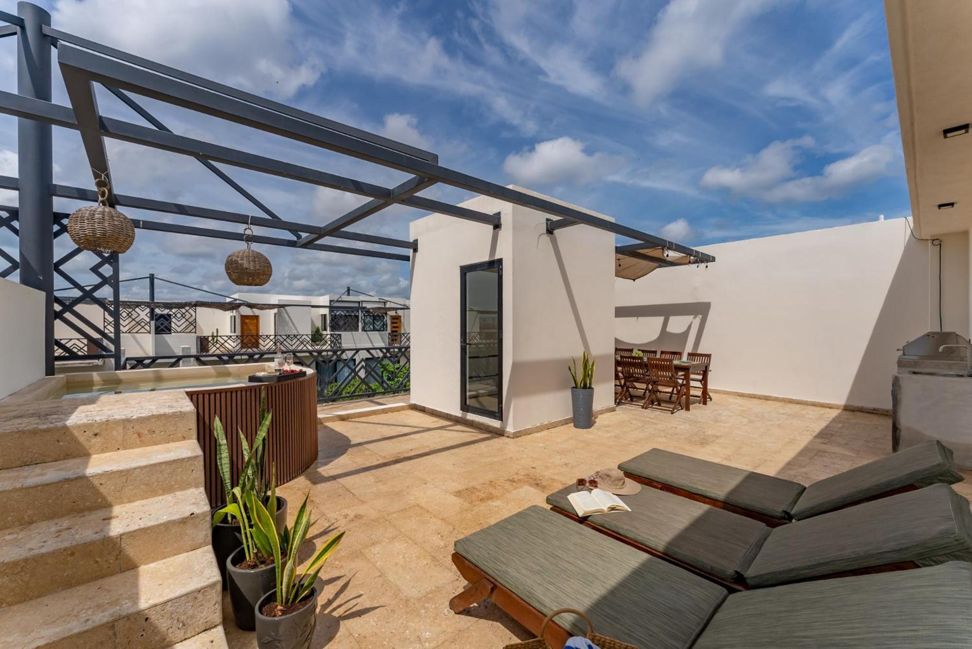 Stylish 2br Penthhouse, Private Terrace, Grill And Pool Apartamento *