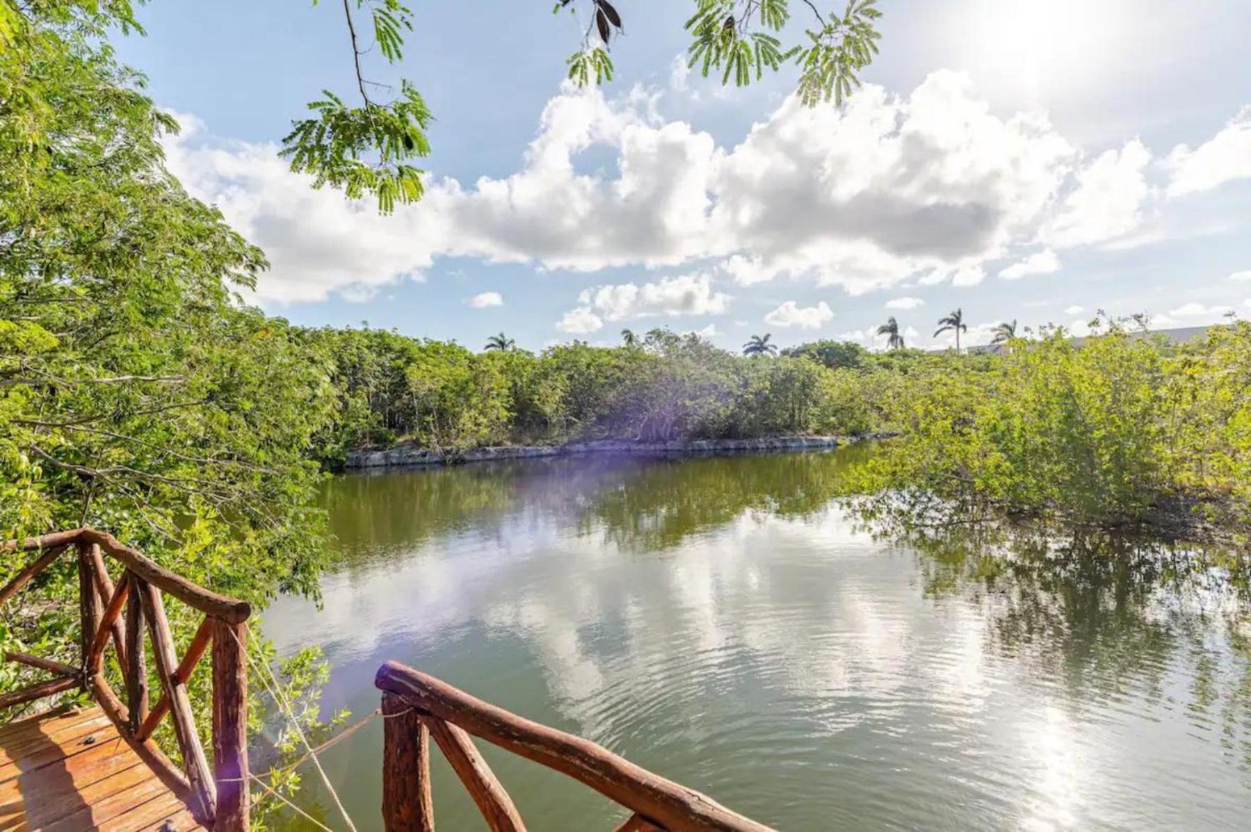 Departamento 5, Country Home, Con Muelle De Pesca, Club De Playa, Alberca, Cenote Y Campo De Golf, Contrata Day Pass Bahia Principe * Tulum