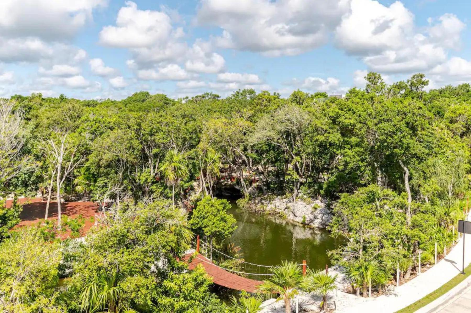 Apartamento Departamento 5, Country Home, Con Muelle De Pesca, Club De Playa, Alberca, Cenote Y Campo De Golf, Contrata Day Pass Bahia Principe *