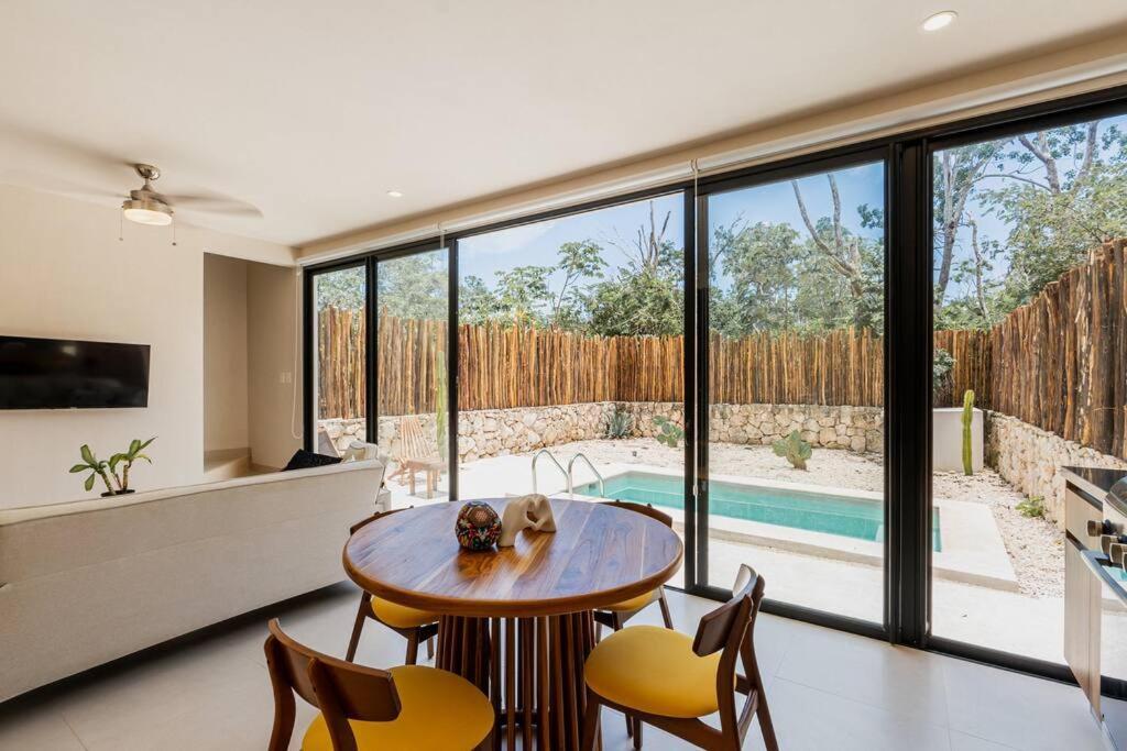 Close To Cenotes Private Pool 24hr Hr Security Gym Yoga Apartamento *