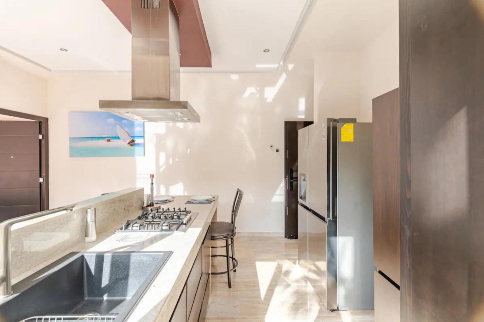 Apartamento Departamento 2, Country Home, Con Muelle De Pesca, Club De Playa, Alberca, Cenote Y Campo De Golf, Contrata Day Pass Bahia Principe Tulum