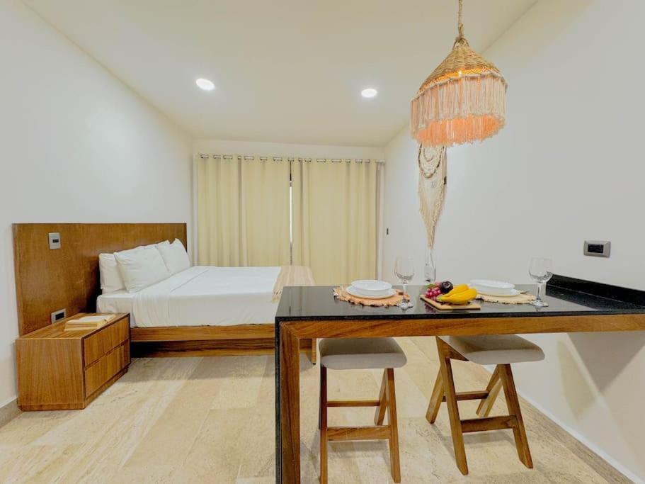 Estudio Bohemio Con Jacuzzi Privado Naia B8 Apartamento Tulum