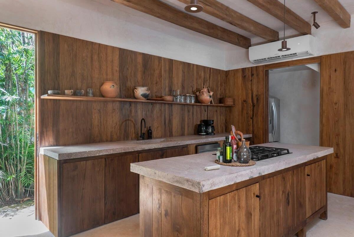 Boho 3br Organic Design Gated & Rooftop Сasa de vacaciones Tulum
