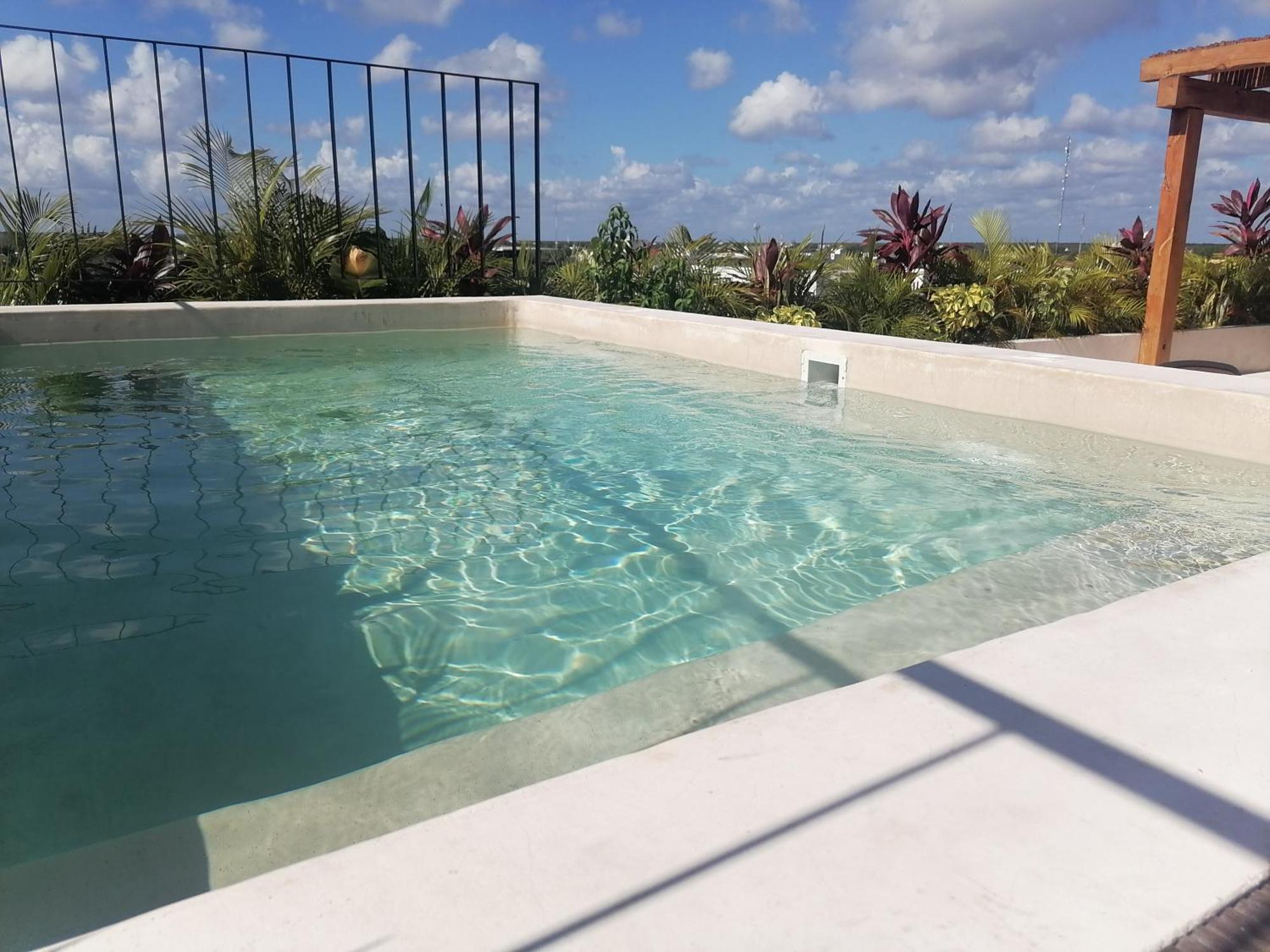 Apartamento Bright & Centric With Rooftop Pool In Downtown Tulum