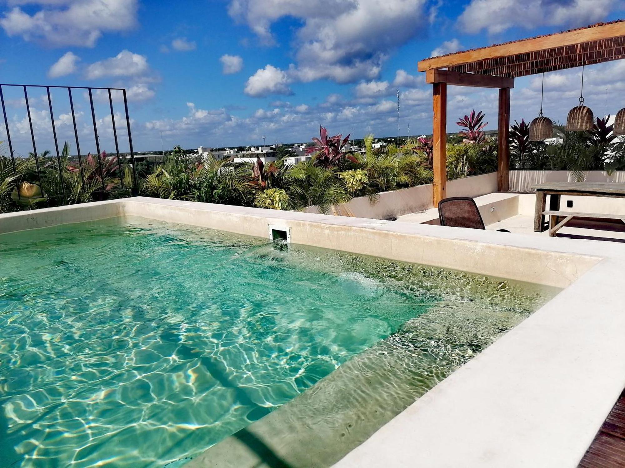 Bright & Centric With Rooftop Pool In Downtown * Tulum
