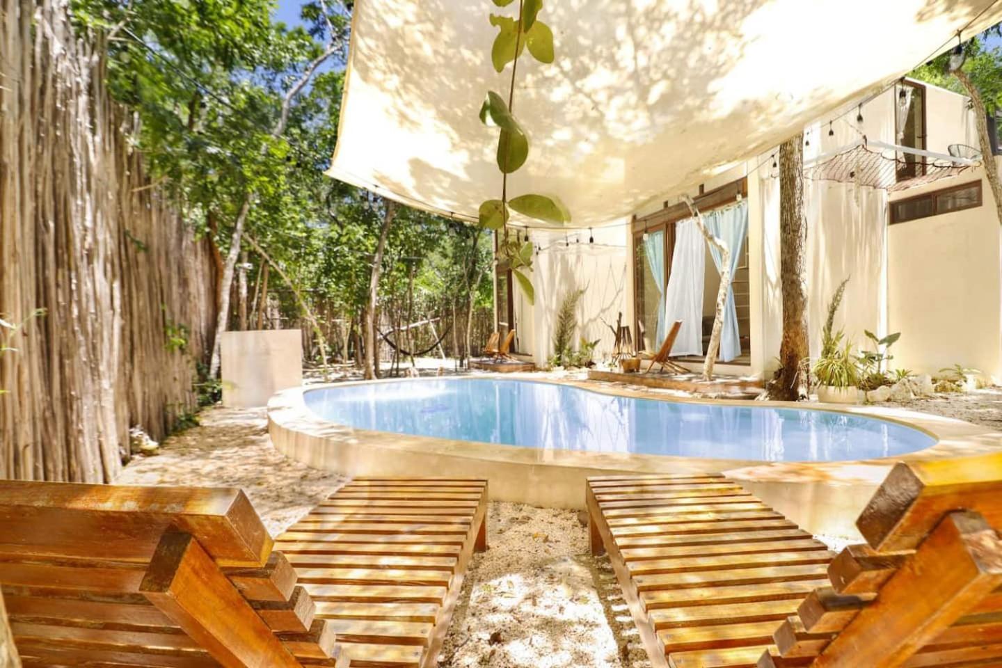 Campo de lujo En La Selva De Tulum