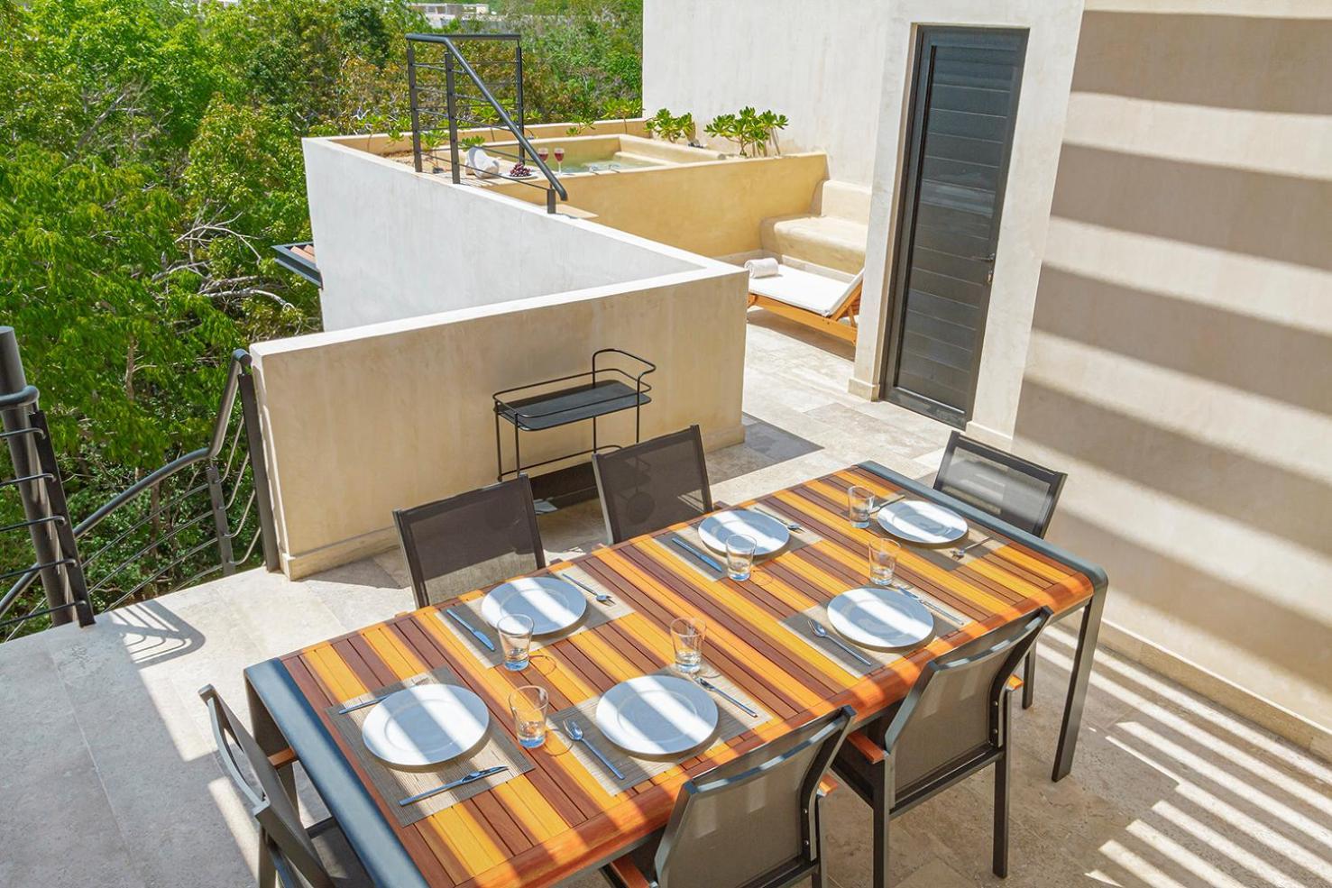 Apartamento 2br Penthouse With Private Jacuzzi At Aldea Zama Tulum