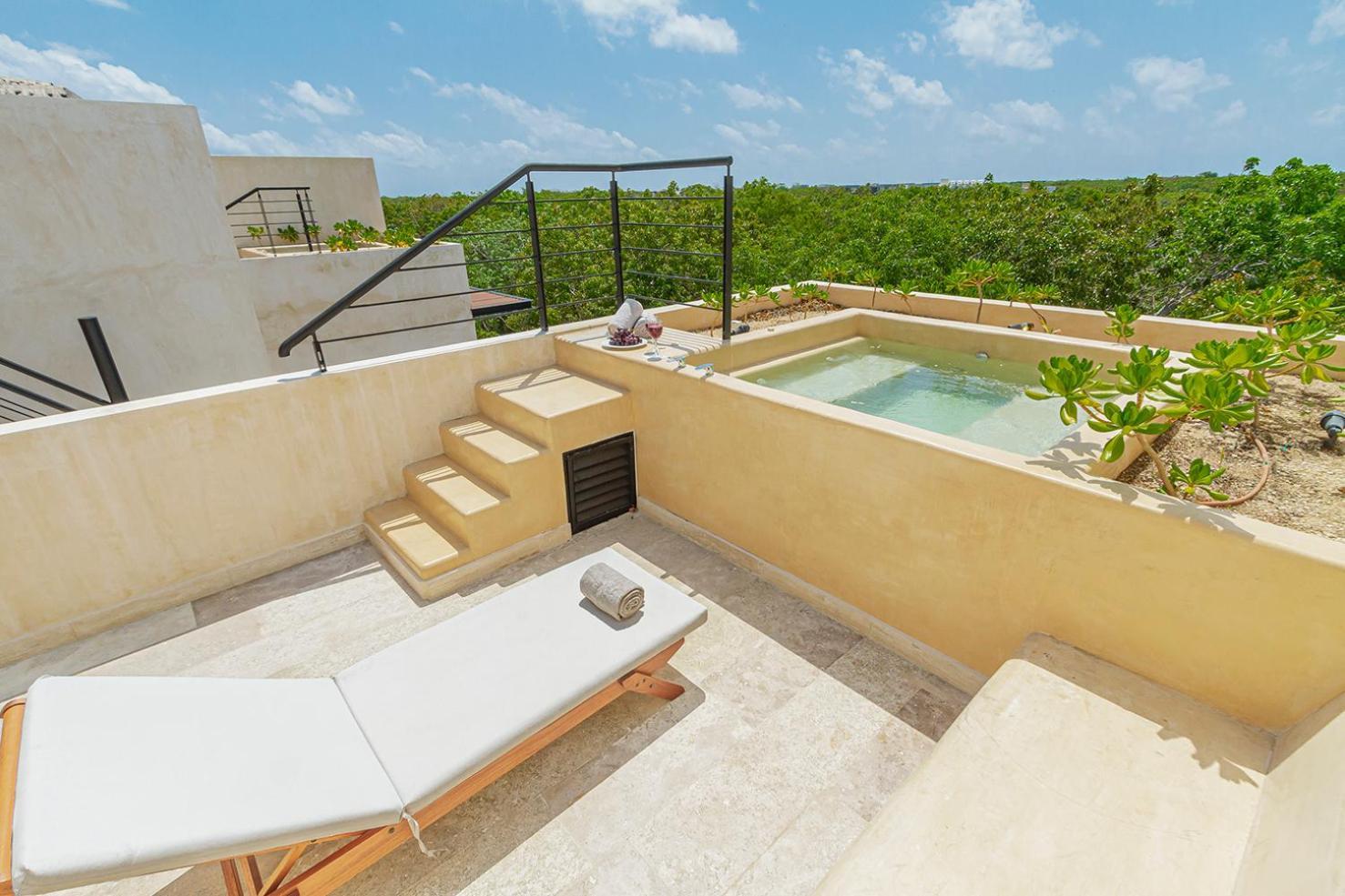 Apartamento 2br Penthouse With Private Jacuzzi At Aldea Zama Tulum