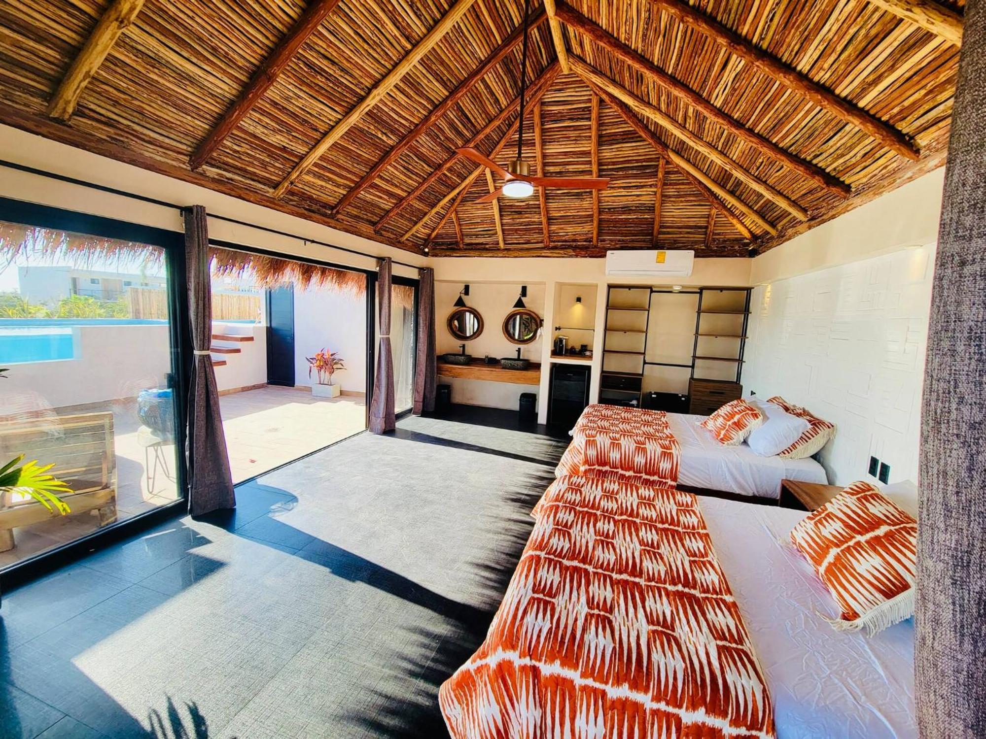 Villa 4 Bedroom Deluxe Penthouse With Private Roof Garden With Pool In Aldea Zama Tikal 17 Tulum
