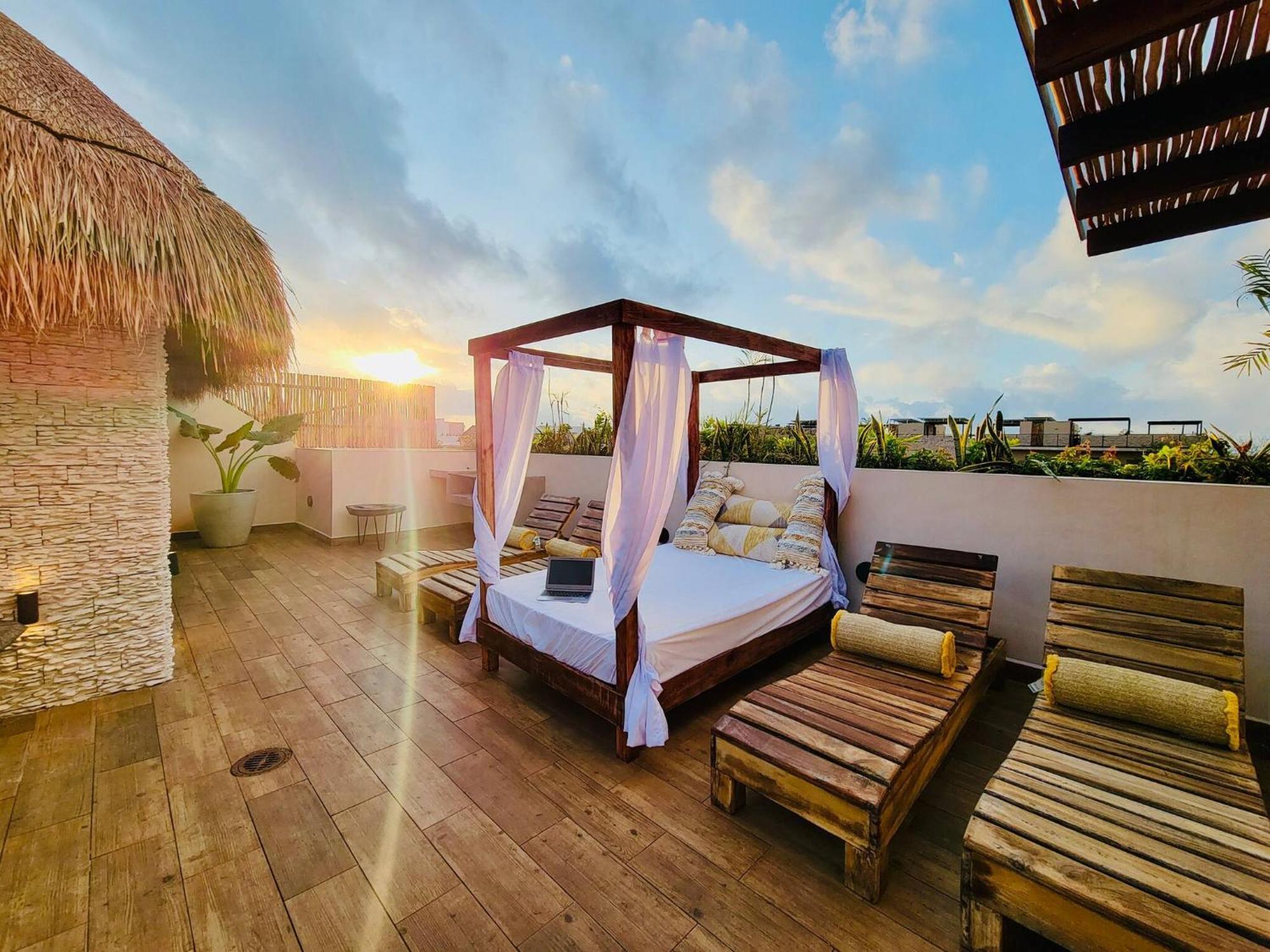 4 Bedroom Deluxe Penthouse With Private Roof Garden With Pool In Aldea Zama Tikal 17 Villa *