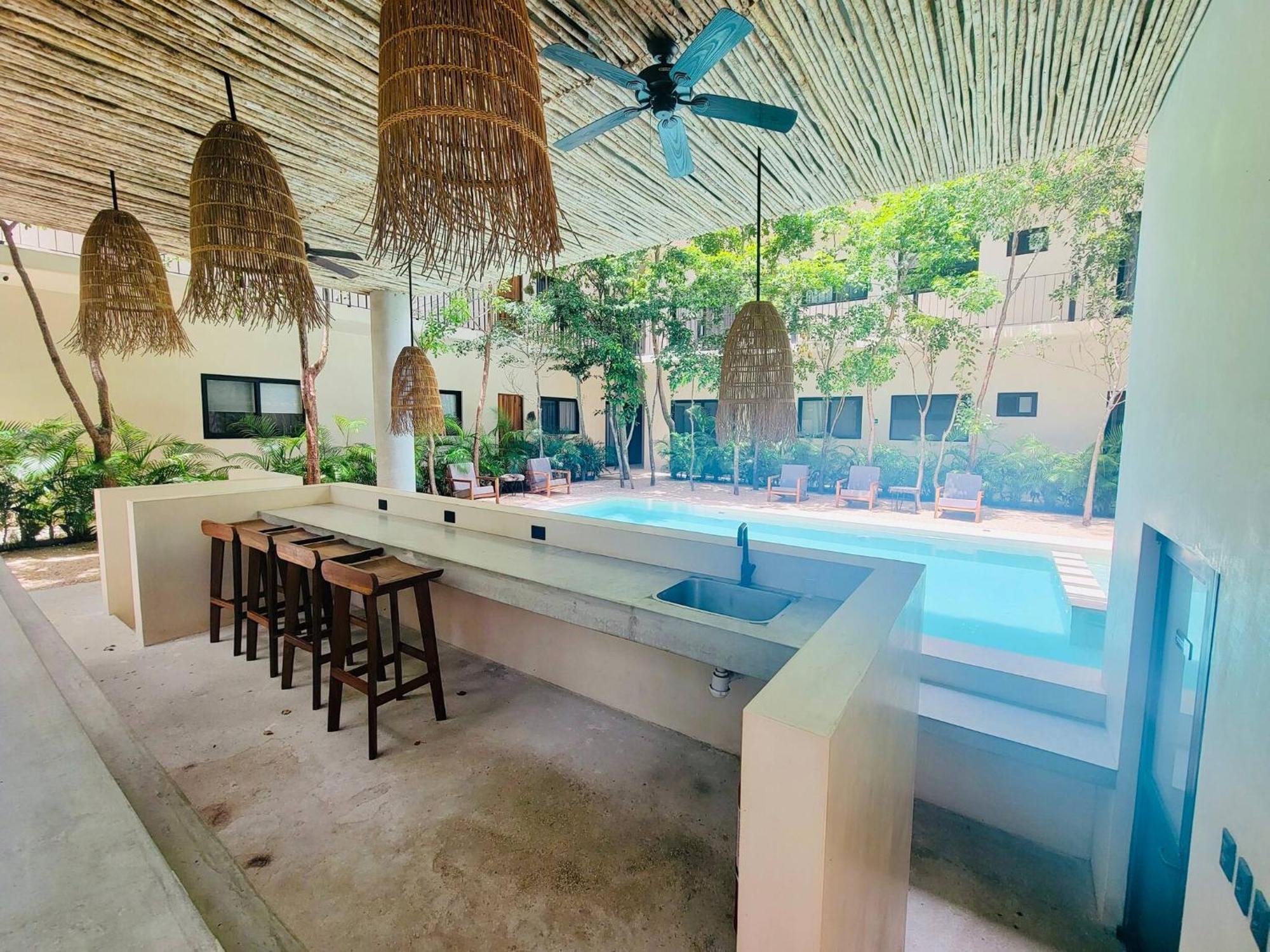 Villa 4 Bedroom Deluxe Penthouse With Private Roof Garden With Pool In Aldea Zama Tikal 17