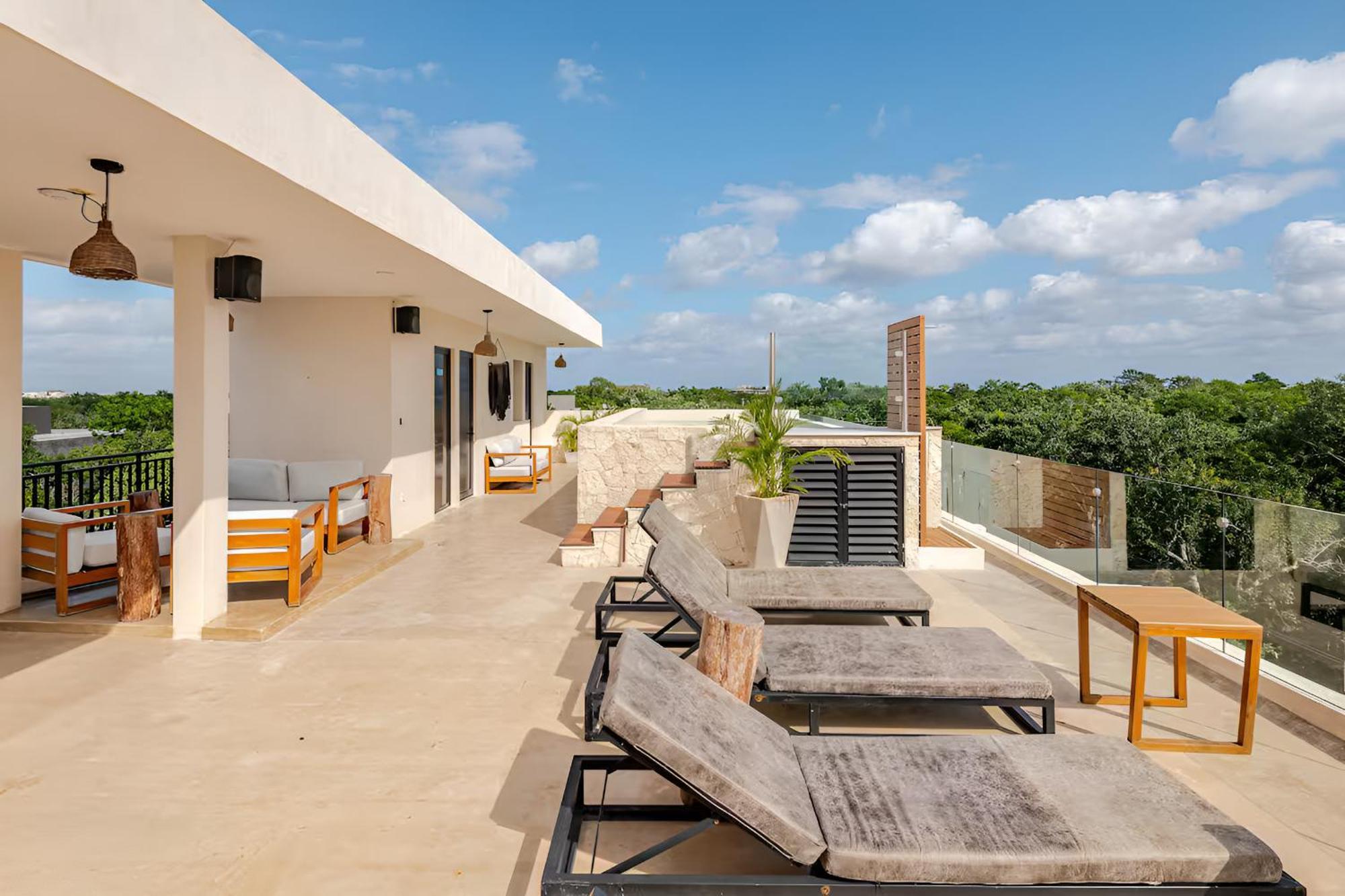 Penthouse Y Duplex 10 Personas * Tulum