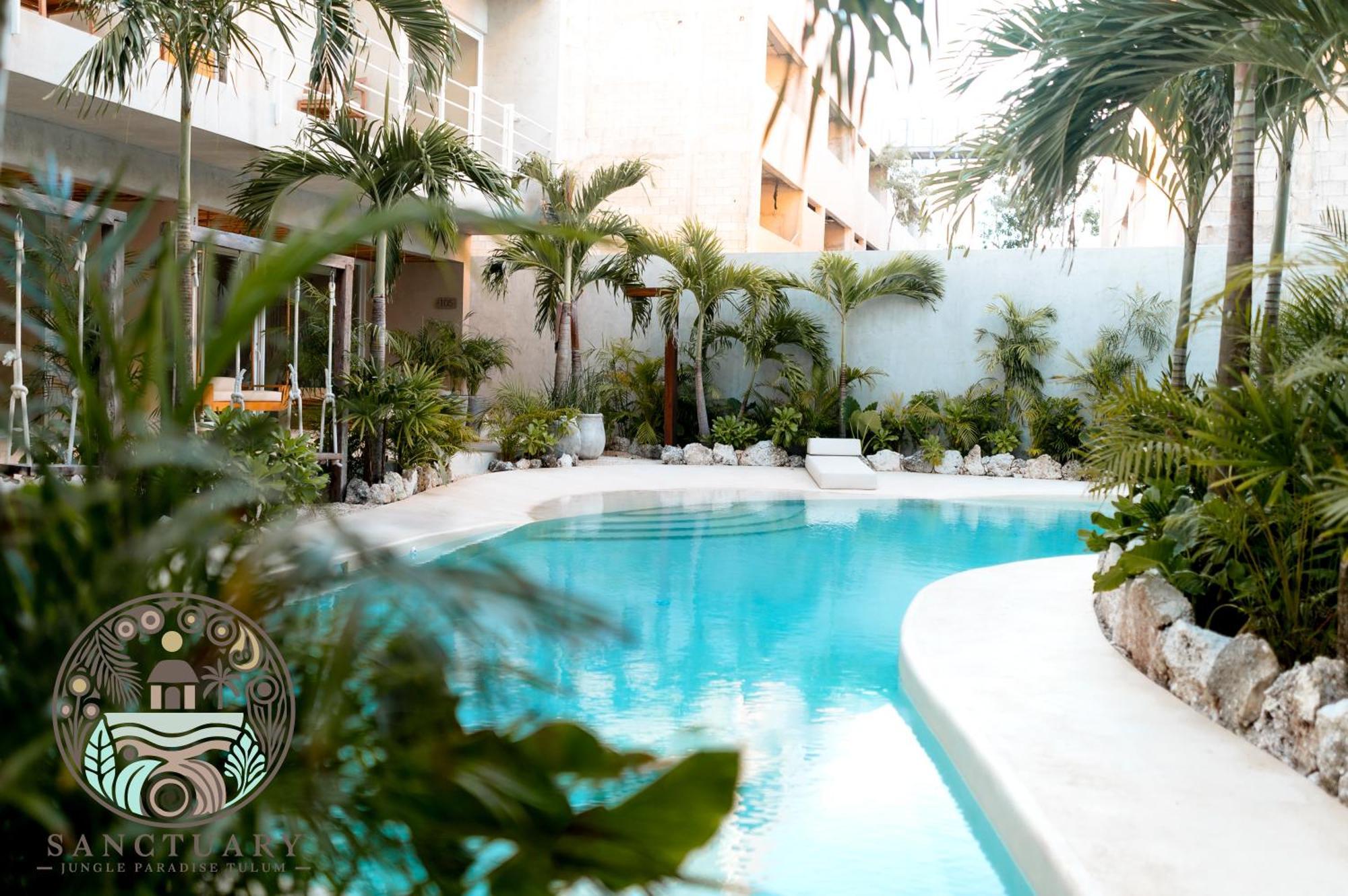 New Sanctuary With A Jacuzzi And Private Tub In The Jungle Apartment Tulum