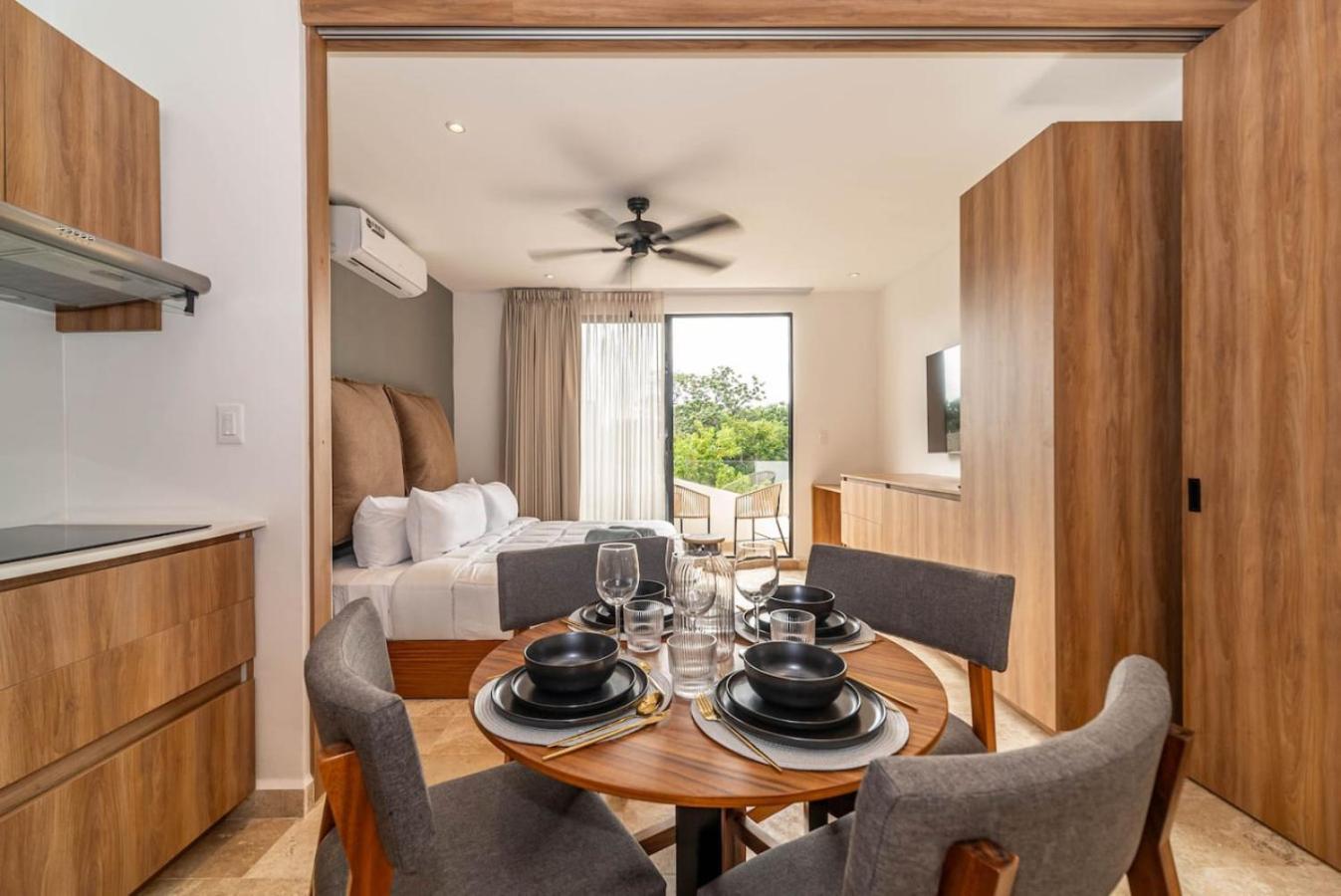 King With Balcony, Rooftop Pool In Trendy Aldea Zama Сasa de vacaciones *